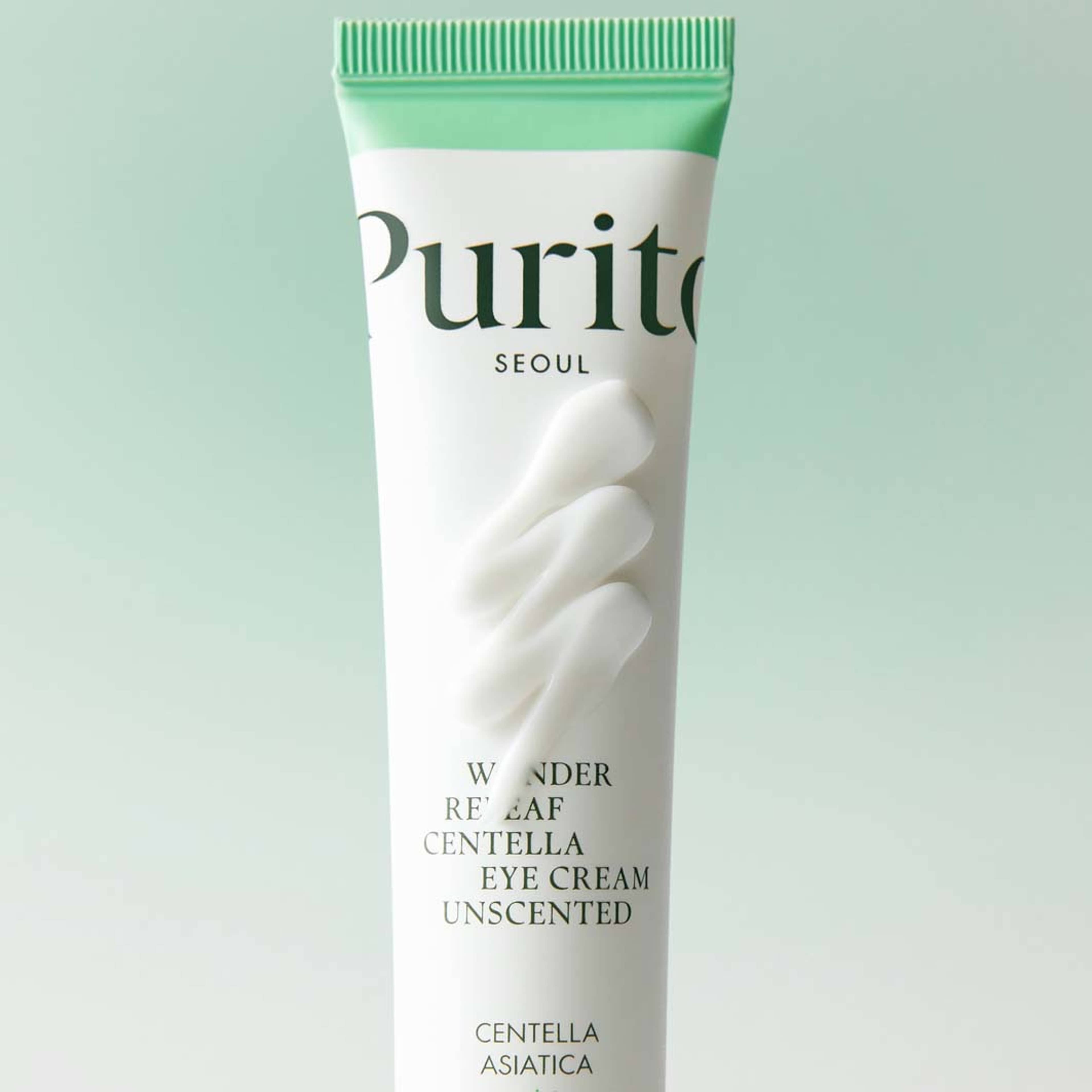Wonder Releaf Centella Eye Cream Unscented, från Purito. Klicka för att öppna bilden i stort format