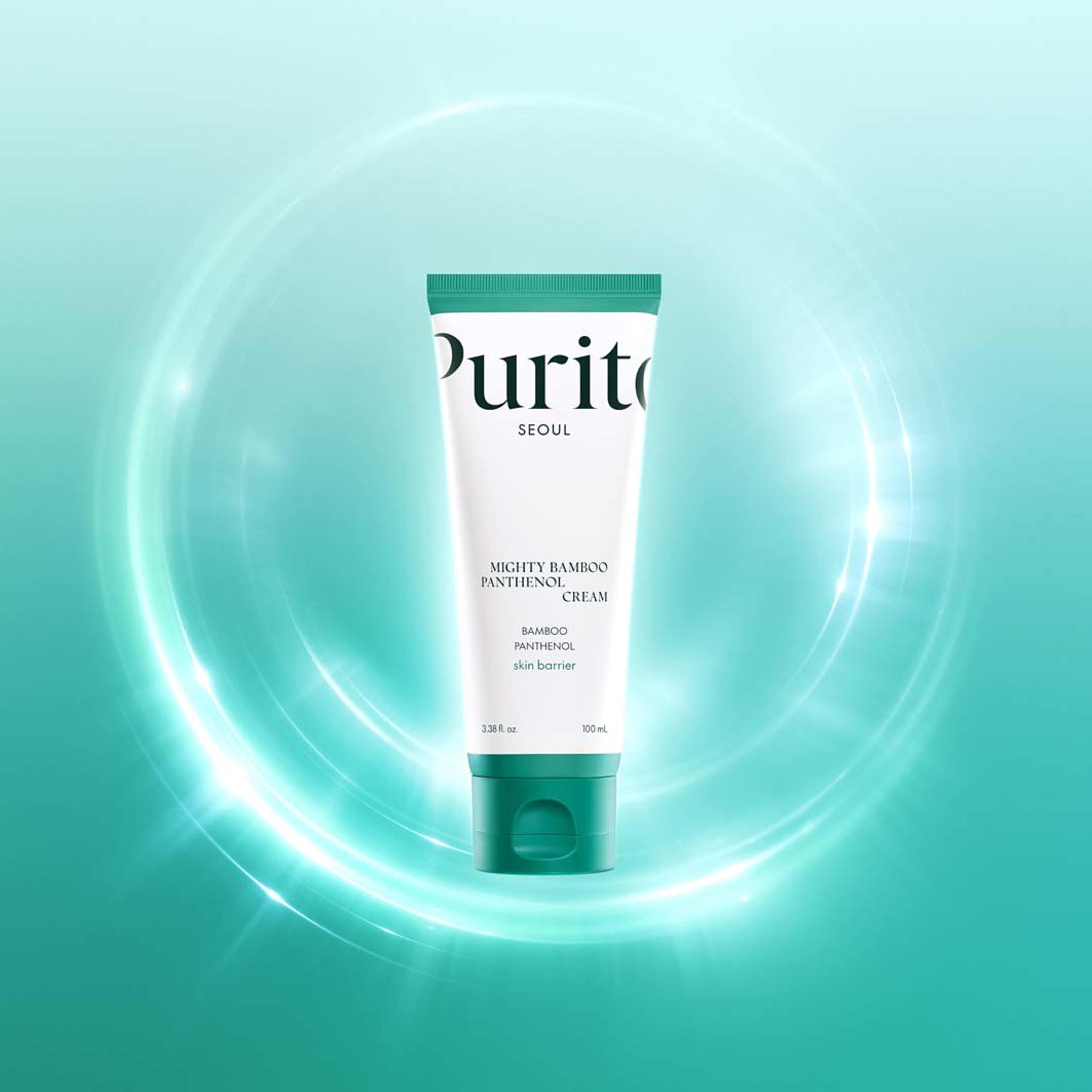 Mighty Bamboo Panthenol Cream, från Purito. Klicka för att öppna bilden i stort format