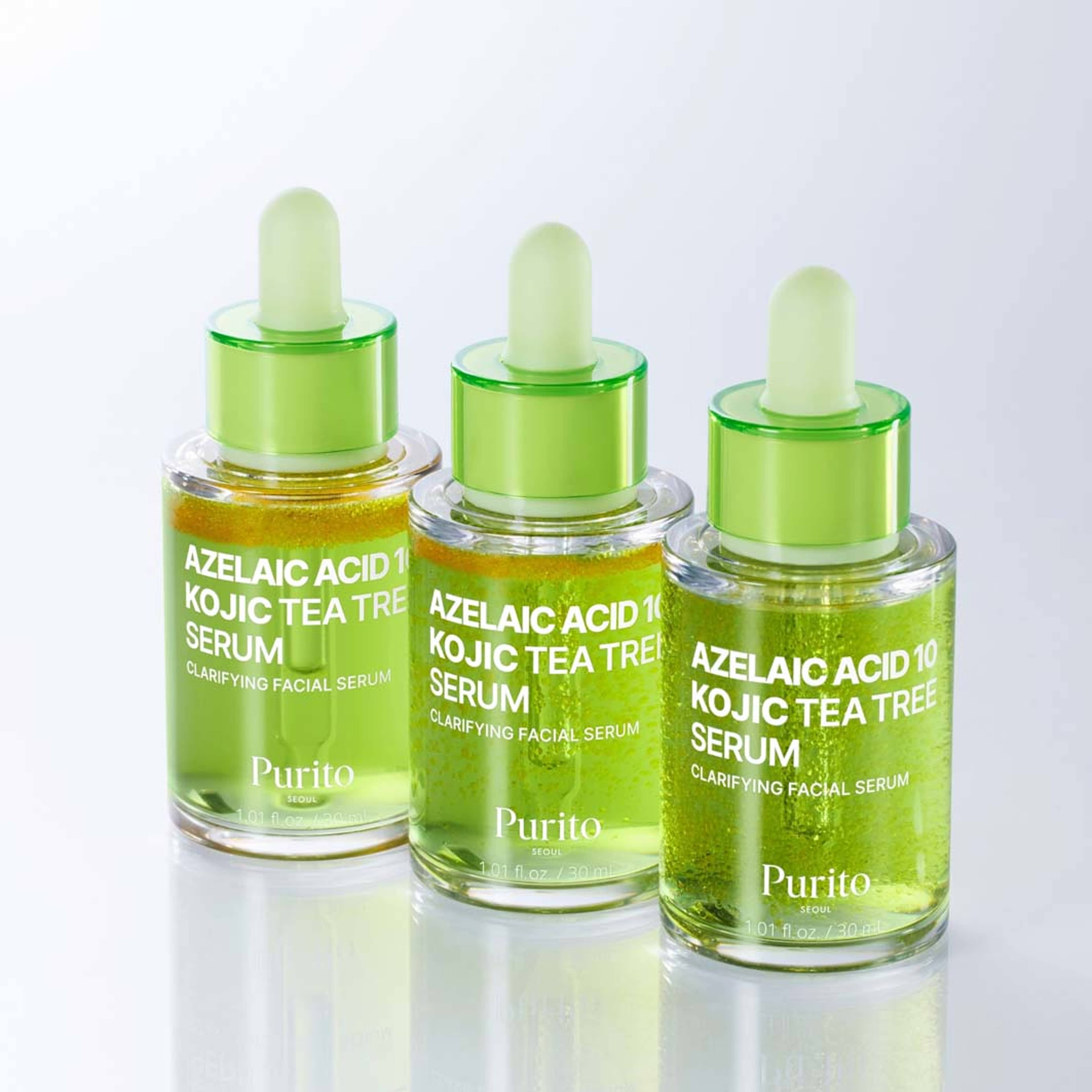 Azelaic Acid 10 Kojic Tea Tree Serum, från Purito. Klicka för att öppna bilden i stort format