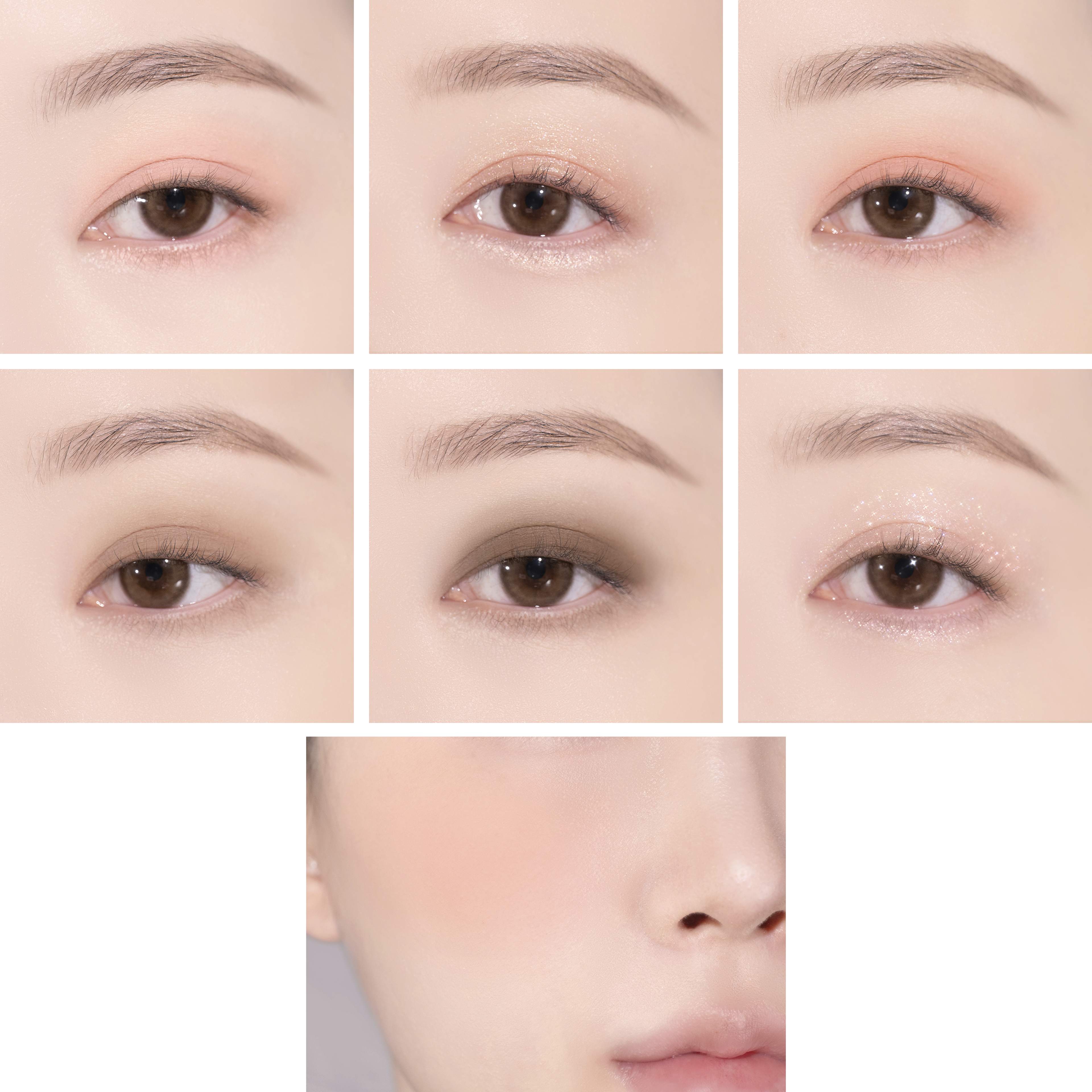 Bare Layer Palette, från rom&nd, i färgen Apricot Mood.