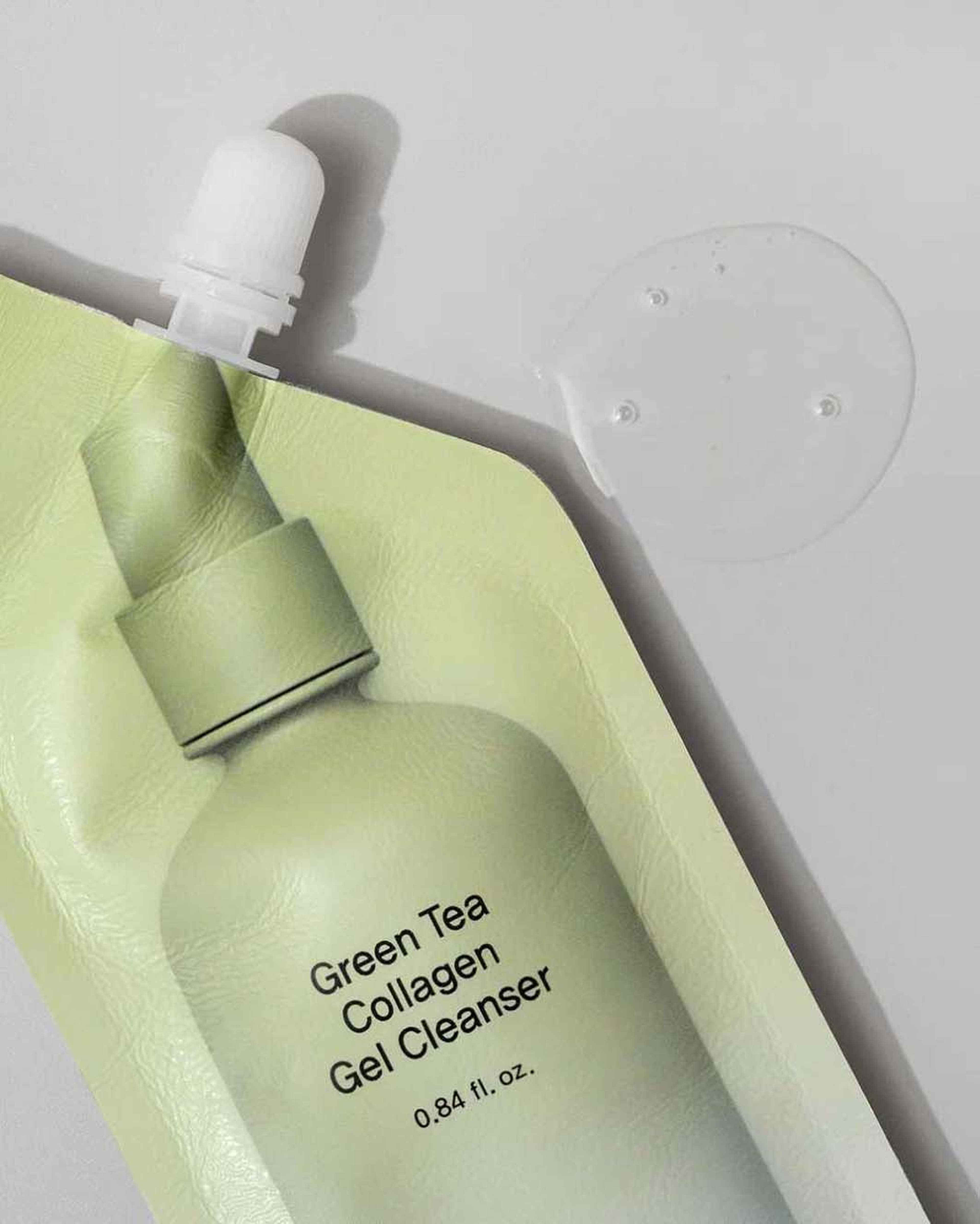 Green Tea Collagen Gel Cleanser, från HIDEHERE. Klicka för att öppna bilden i stort format