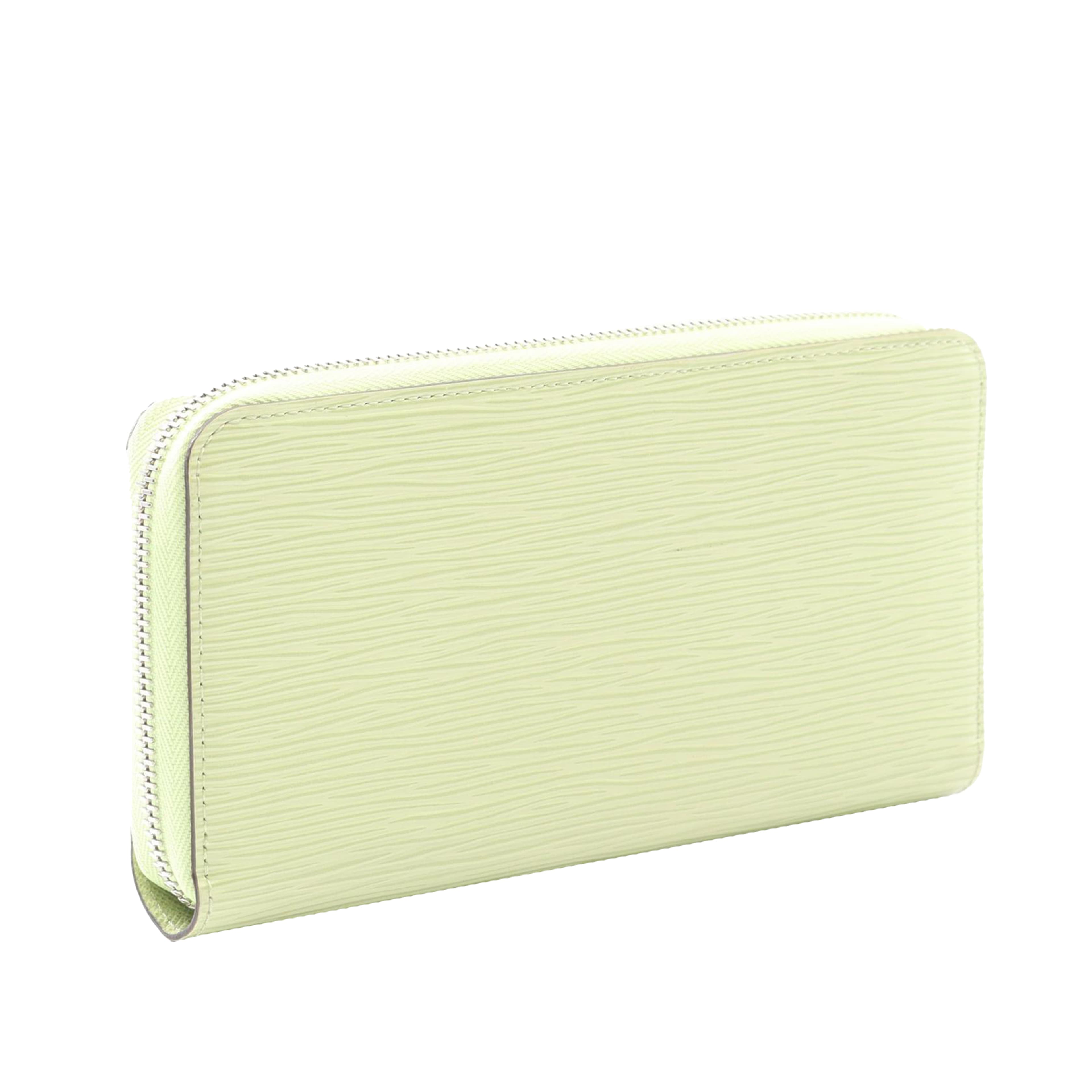 Louis Vuitton Epi Zippy Long Wallet, från Luxclusif, i färgen light green. Klicka för att öppna bilden i stort format