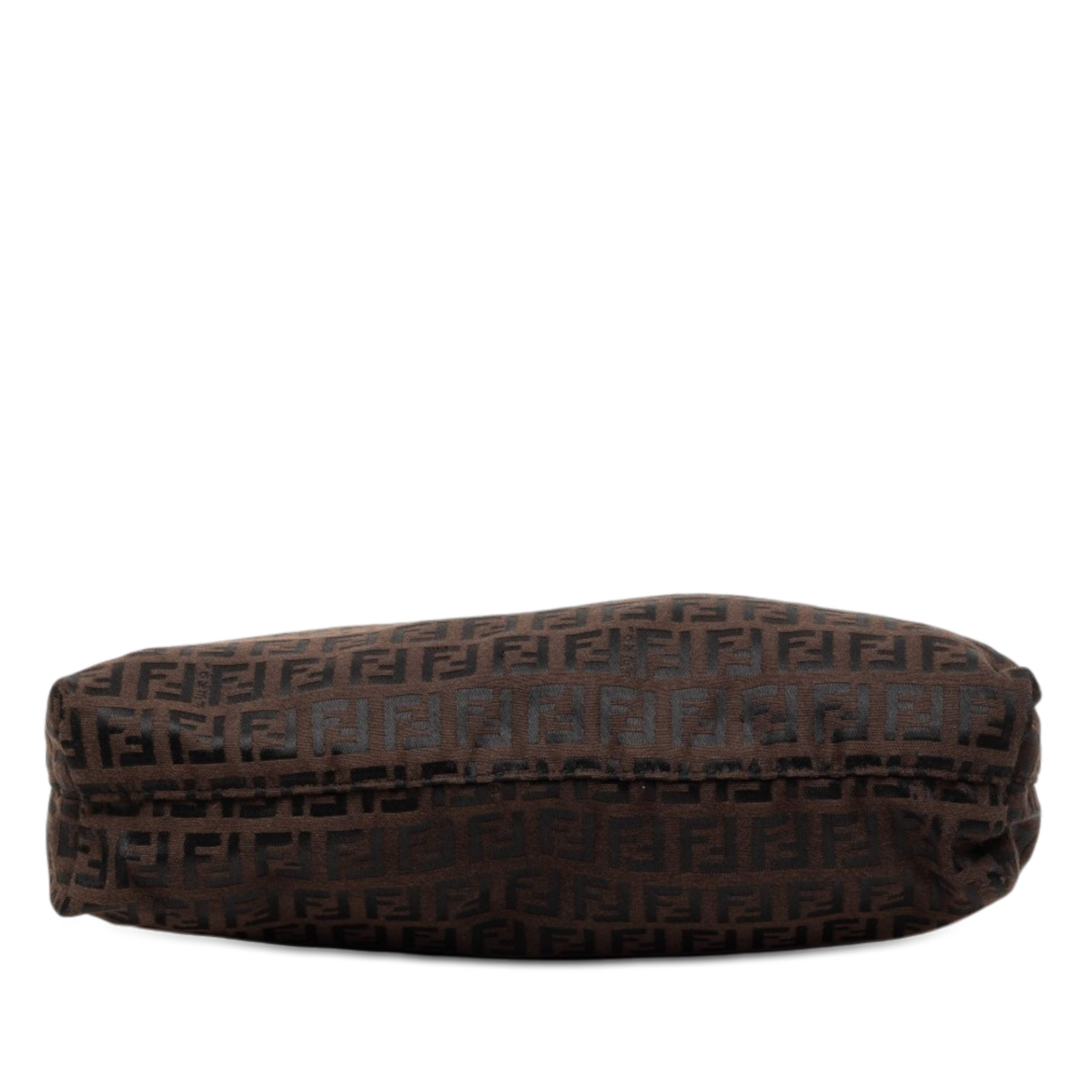 Fendi Zucchino Canvas Tote, från Luxclusif, i färgen brun. Klicka för att öppna bilden i stort format