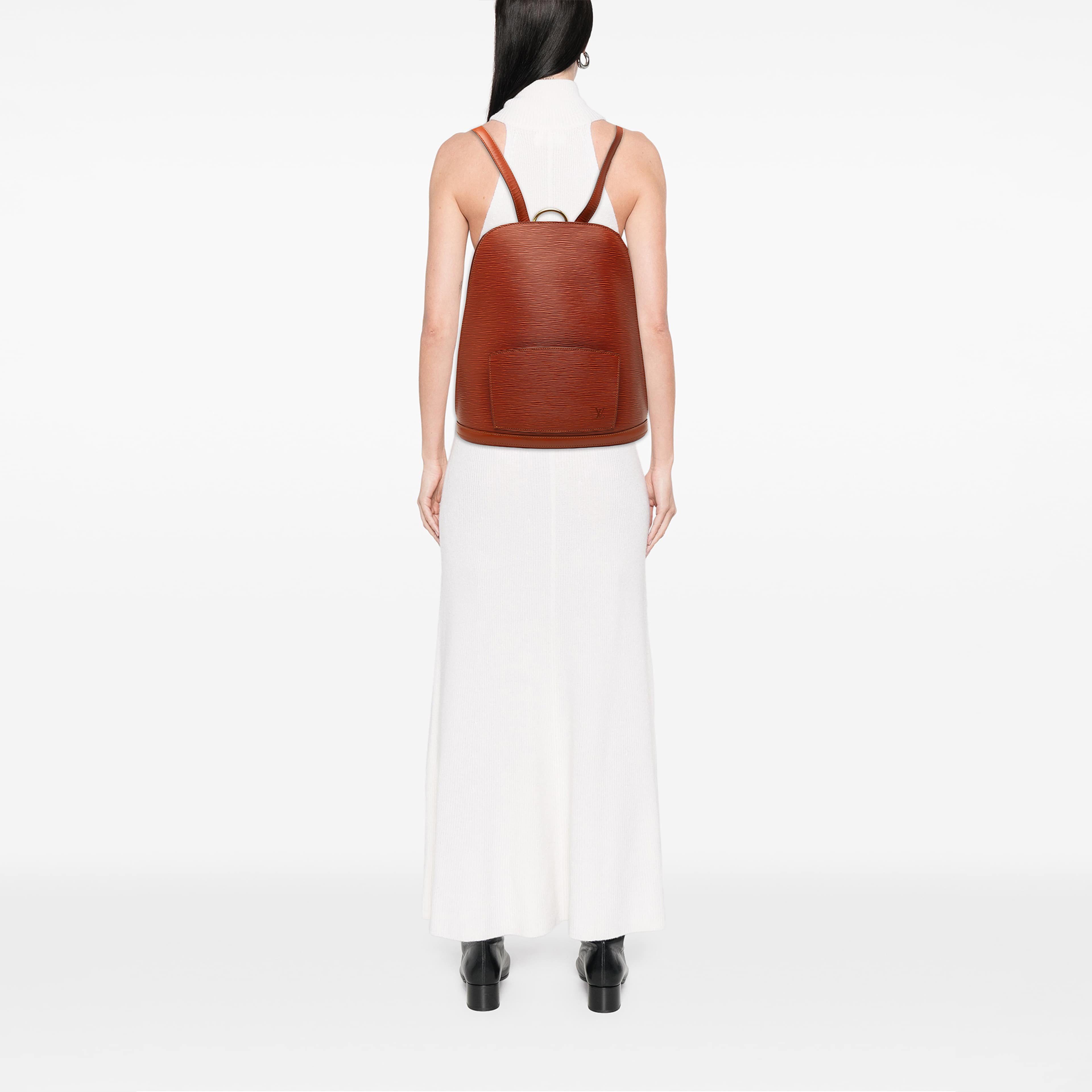 Louis Vuitton Epi Gobelins, från Luxclusif, i färgen brun. Klicka för att öppna bilden i stort format