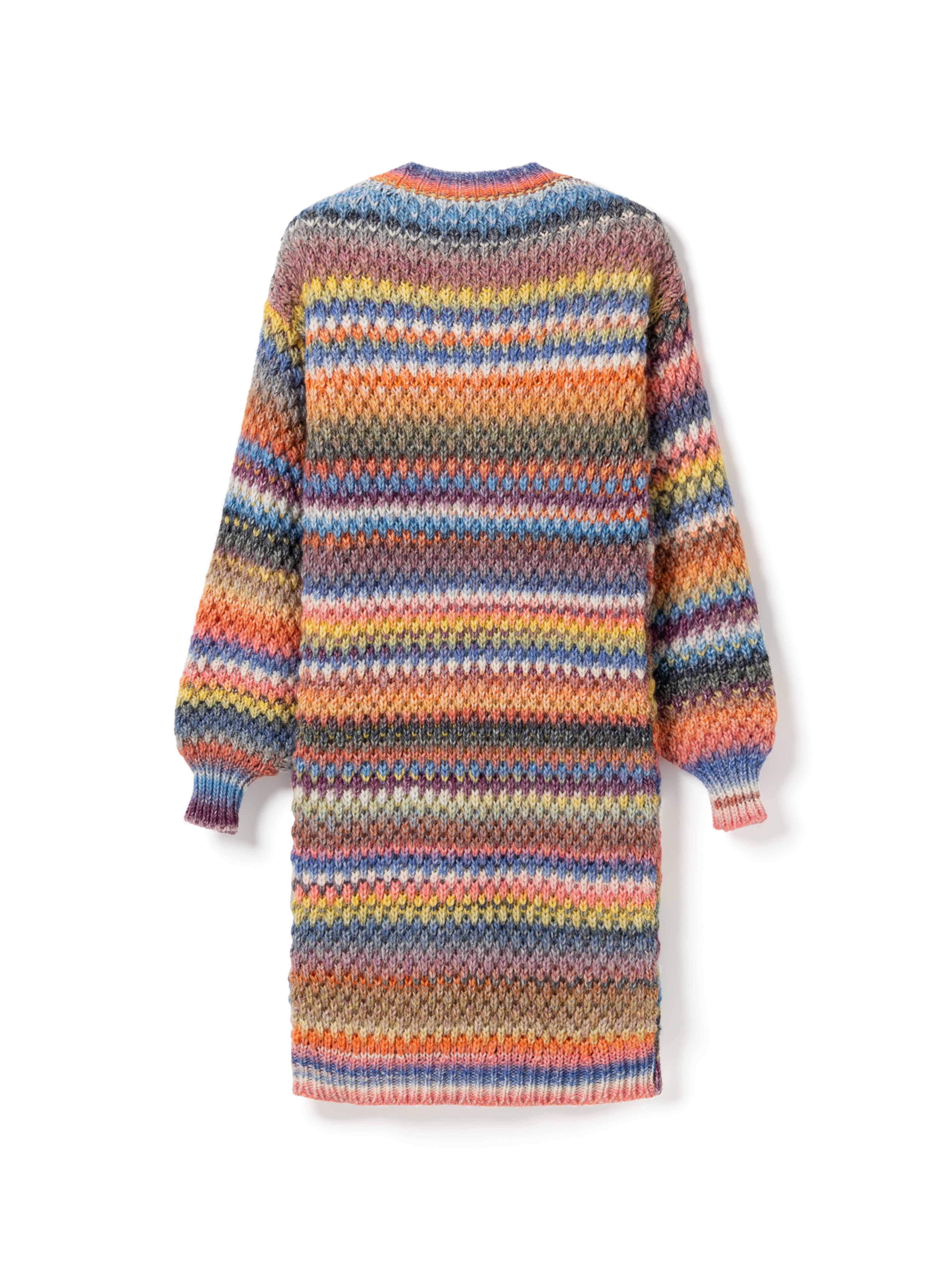 Gio Knit Cardigan - Multi Mix, från Noella, i färgen multi mix. Klicka för att öppna bilden i stort format