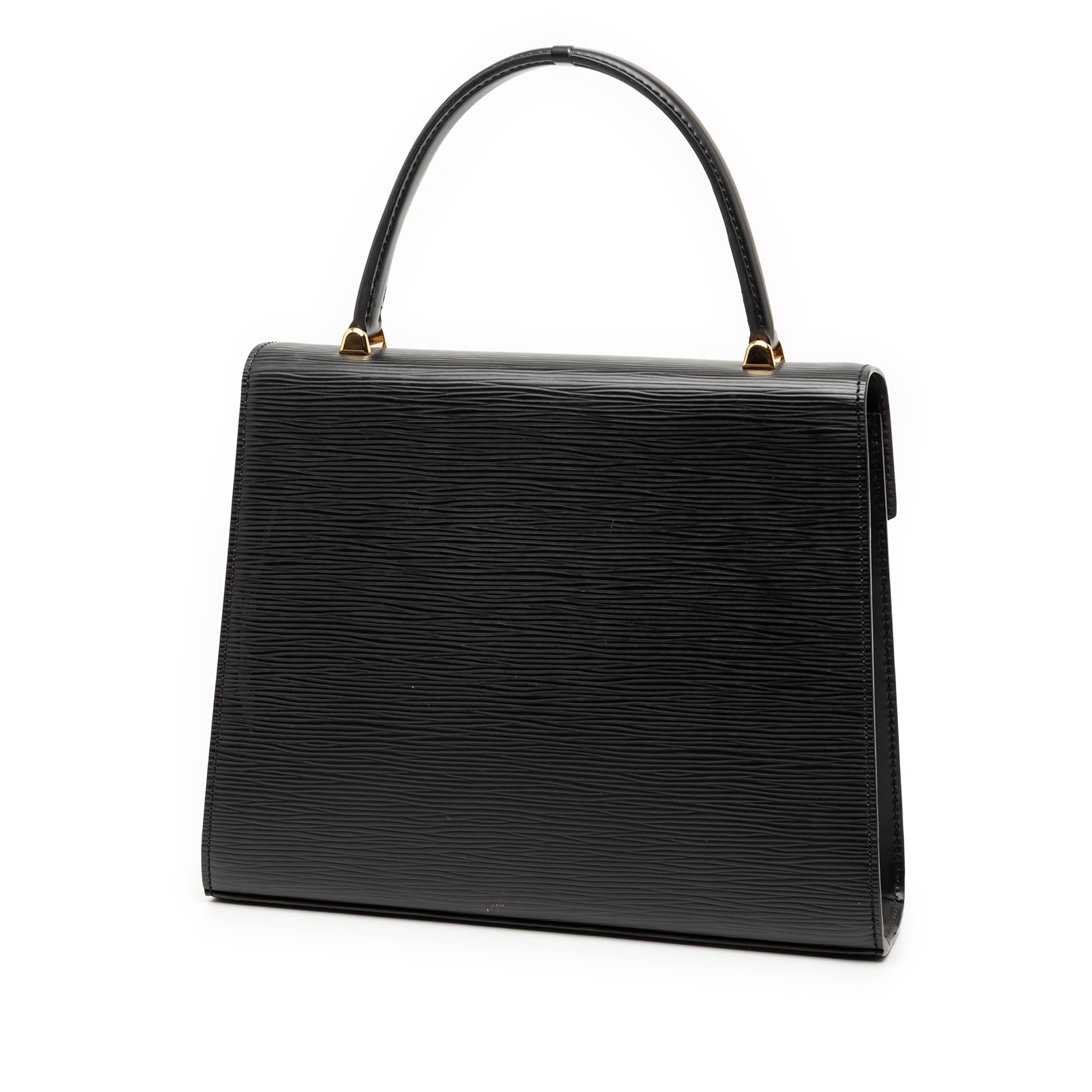 Louis Vuitton Epi Malesherbes, från Luxclusif, i färgen black. Klicka för att öppna bilden i stort format