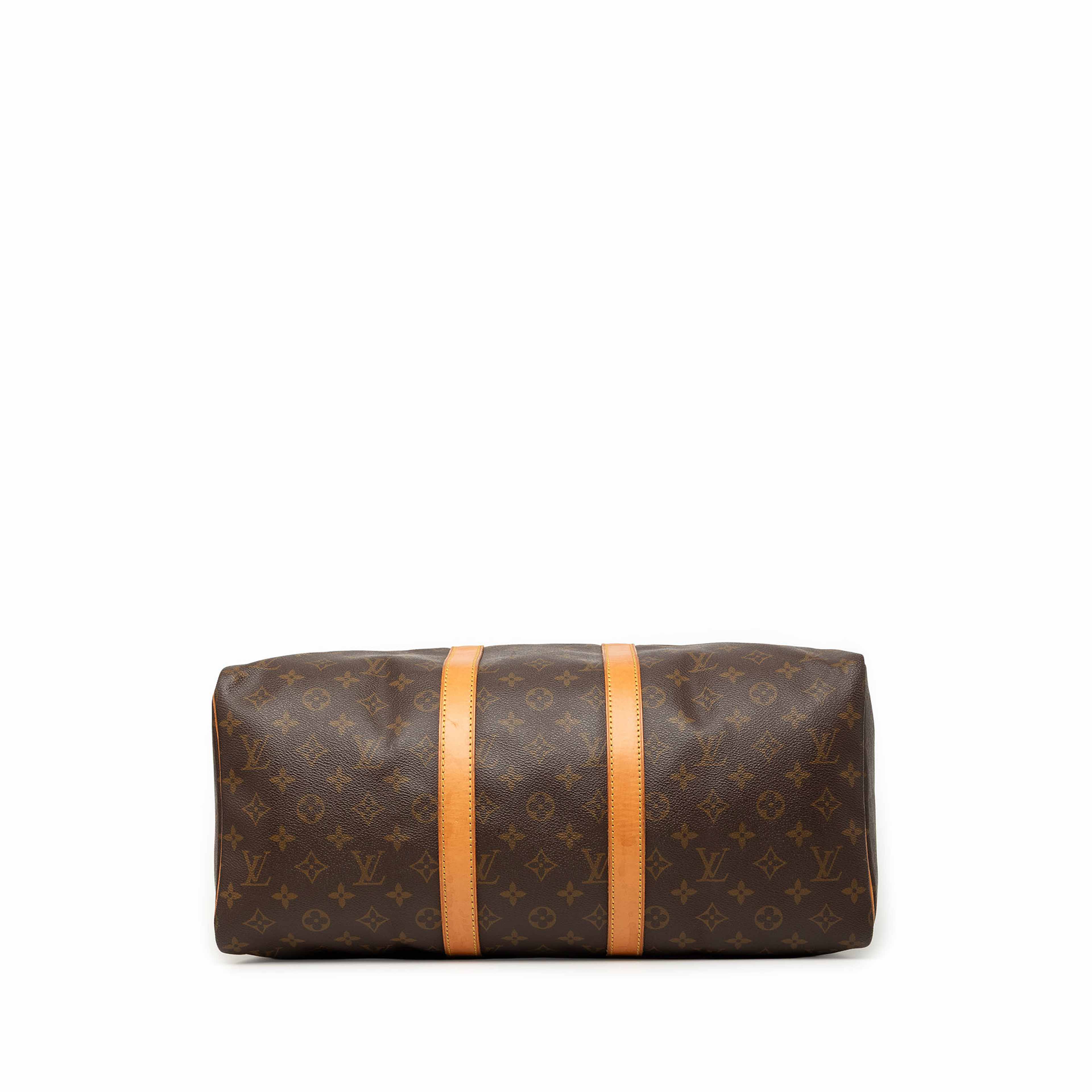 Louis Vuitton Monogram Keepall 45, från Luxclusif, i färgen brun. Klicka för att öppna bilden i stort format
