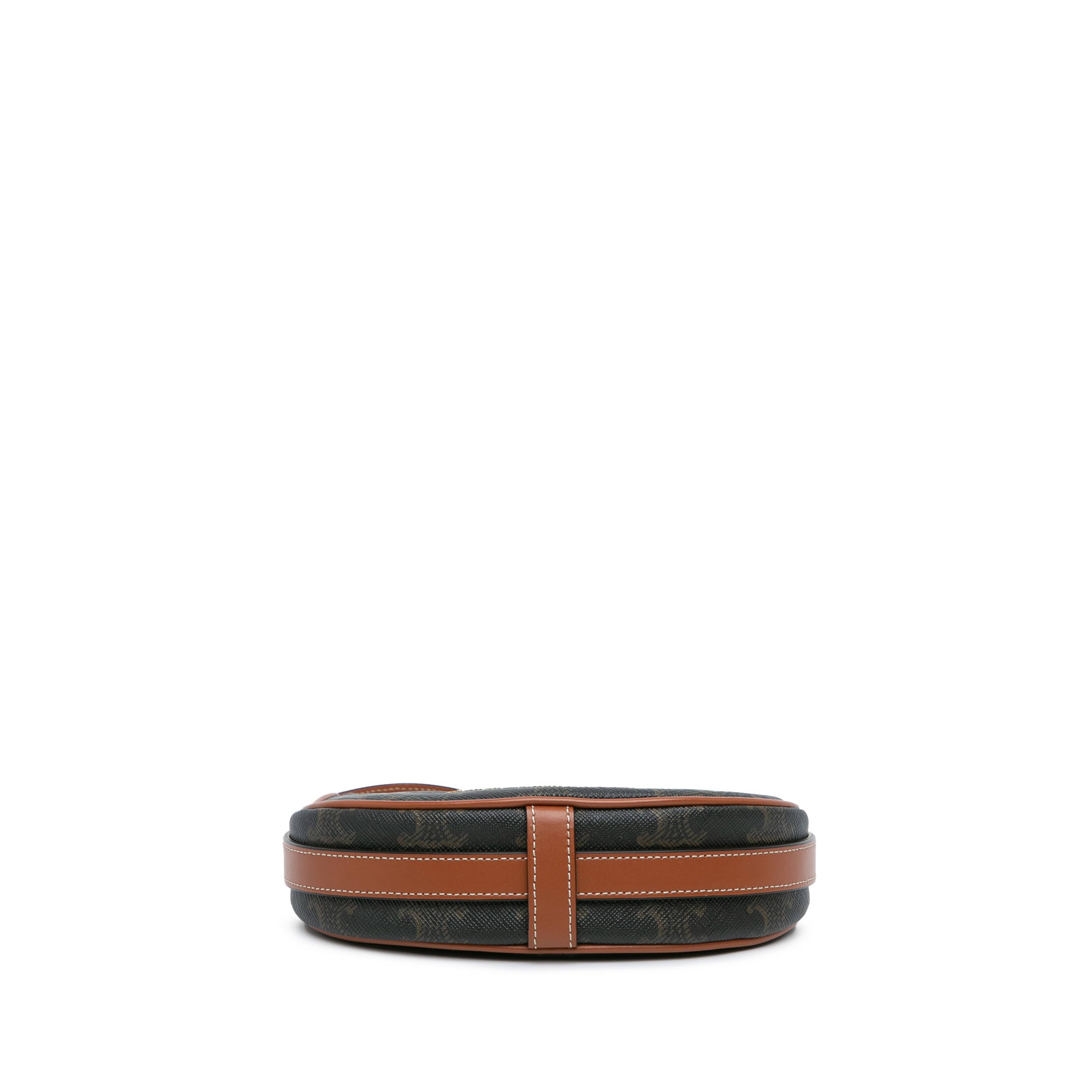 Celine Mini Triomphe Coated Canvas Ava Shoulder Bag