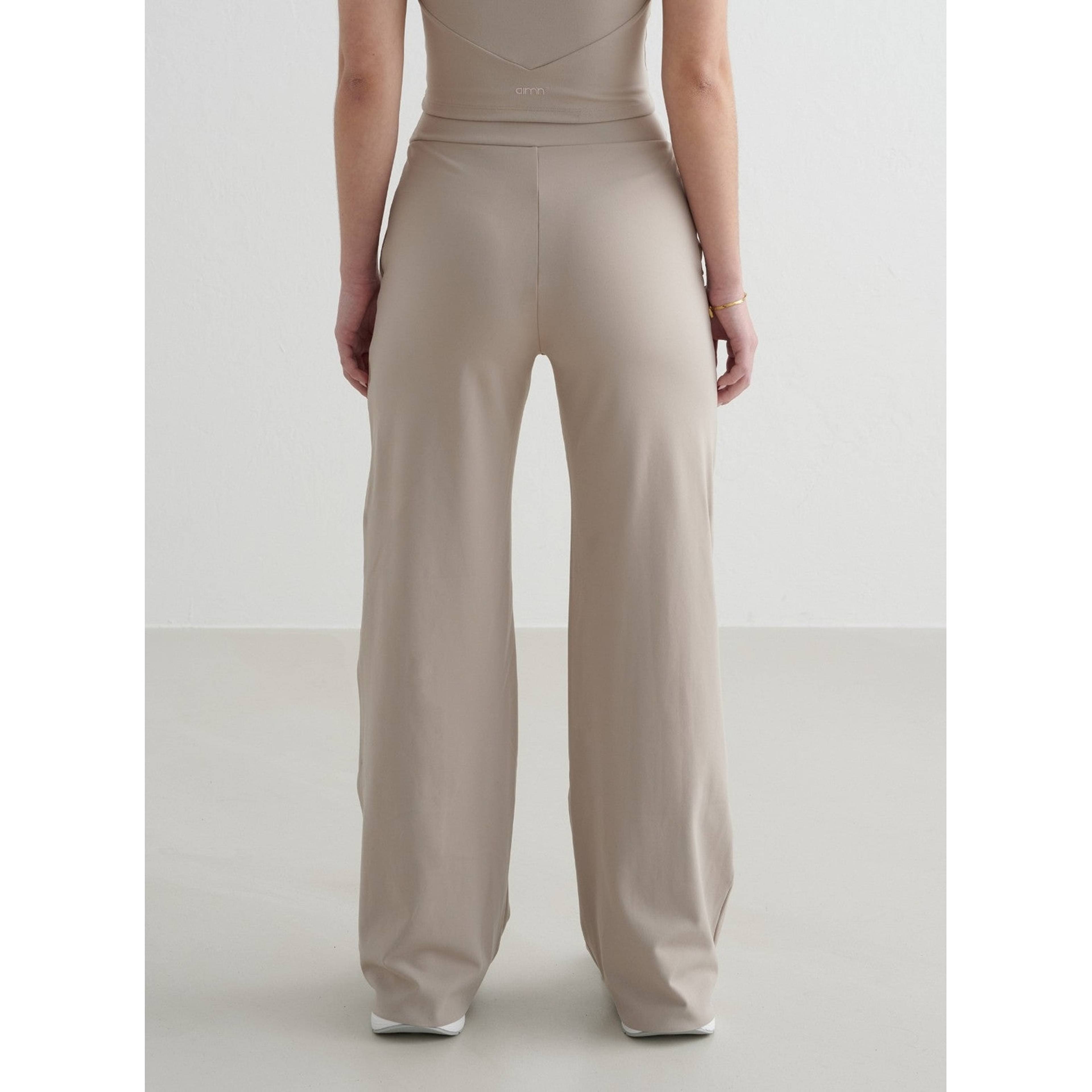 Dark Clay Sense Wide Petite Pants