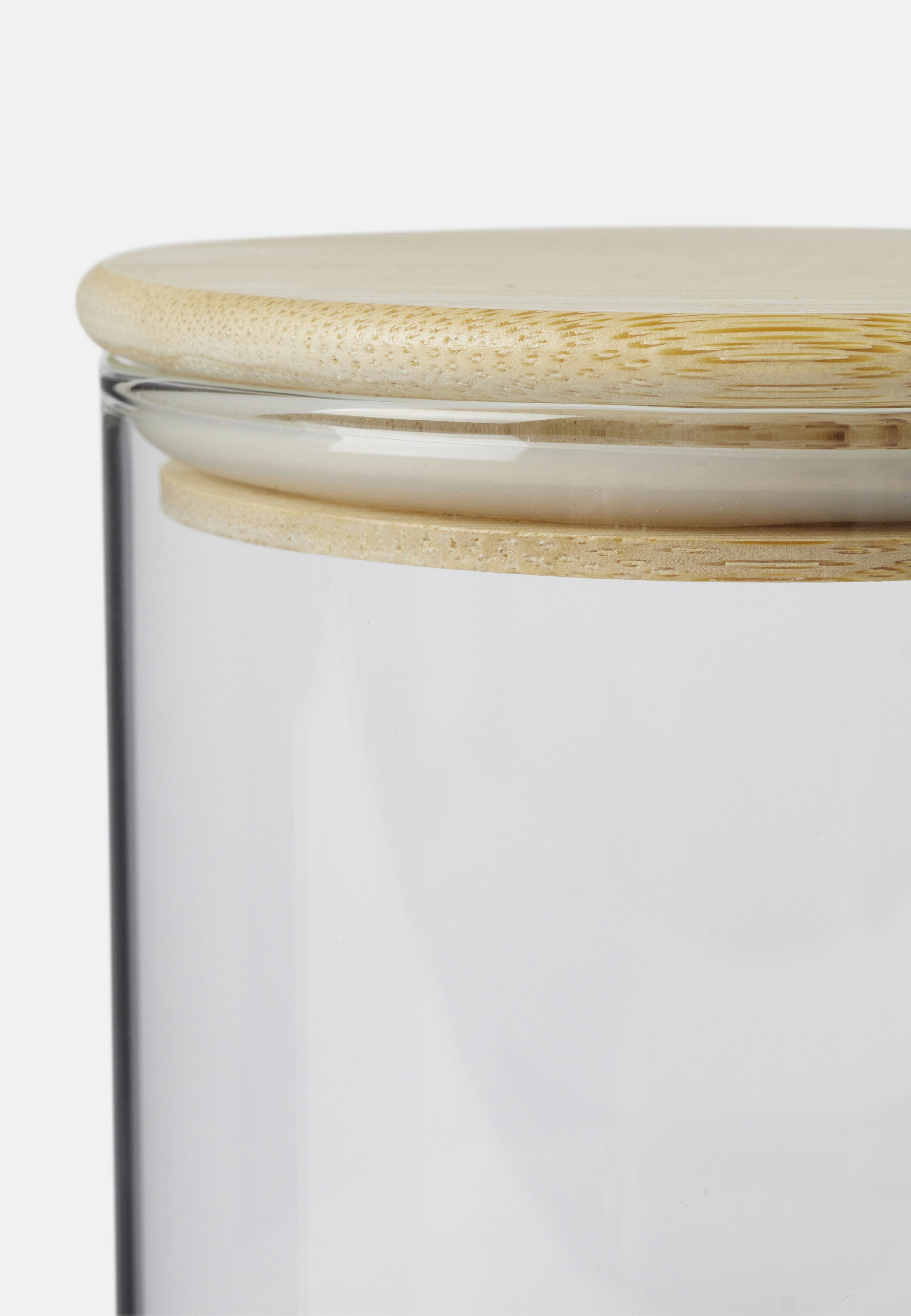 Glasburk med trälock 1,8 L