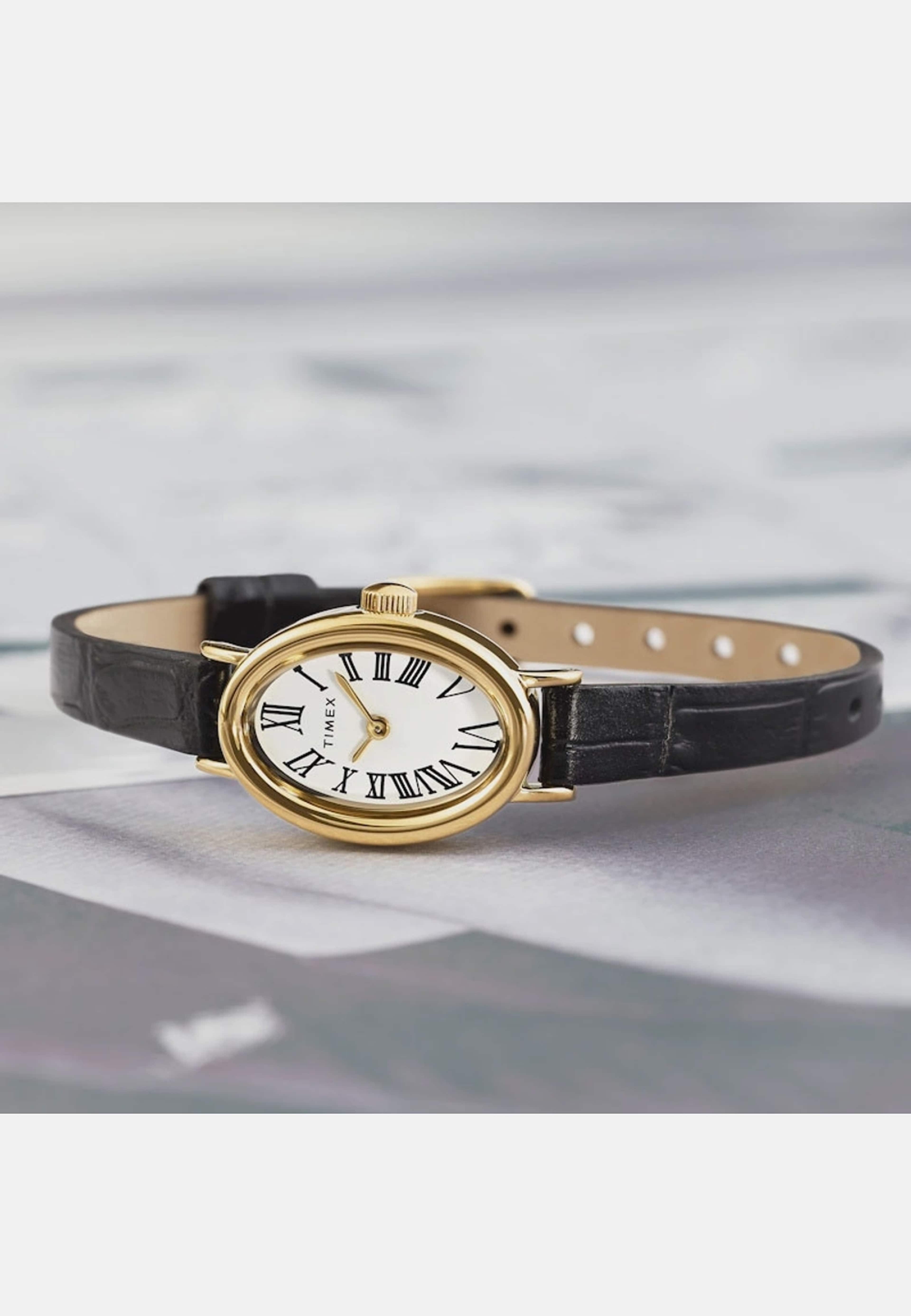 Timex Cavatina Dam, Vit/svart Lderrem - Tw2w78300, från Timex, i färgen 1. Klicka för att öppna bilden i stort format