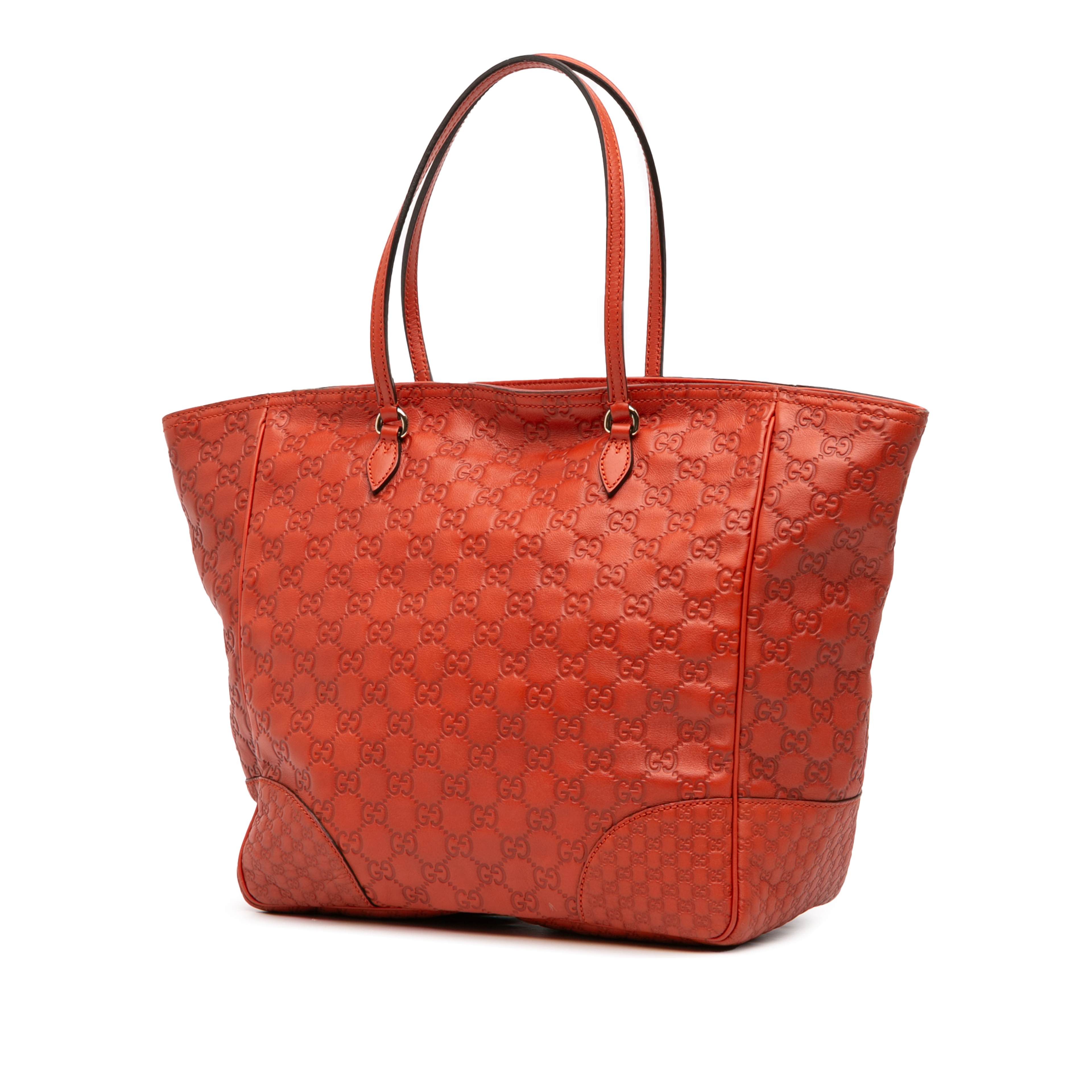 Gucci Guccissima Bree Tote, från Luxclusif, i färgen orange. Klicka för att öppna bilden i stort format