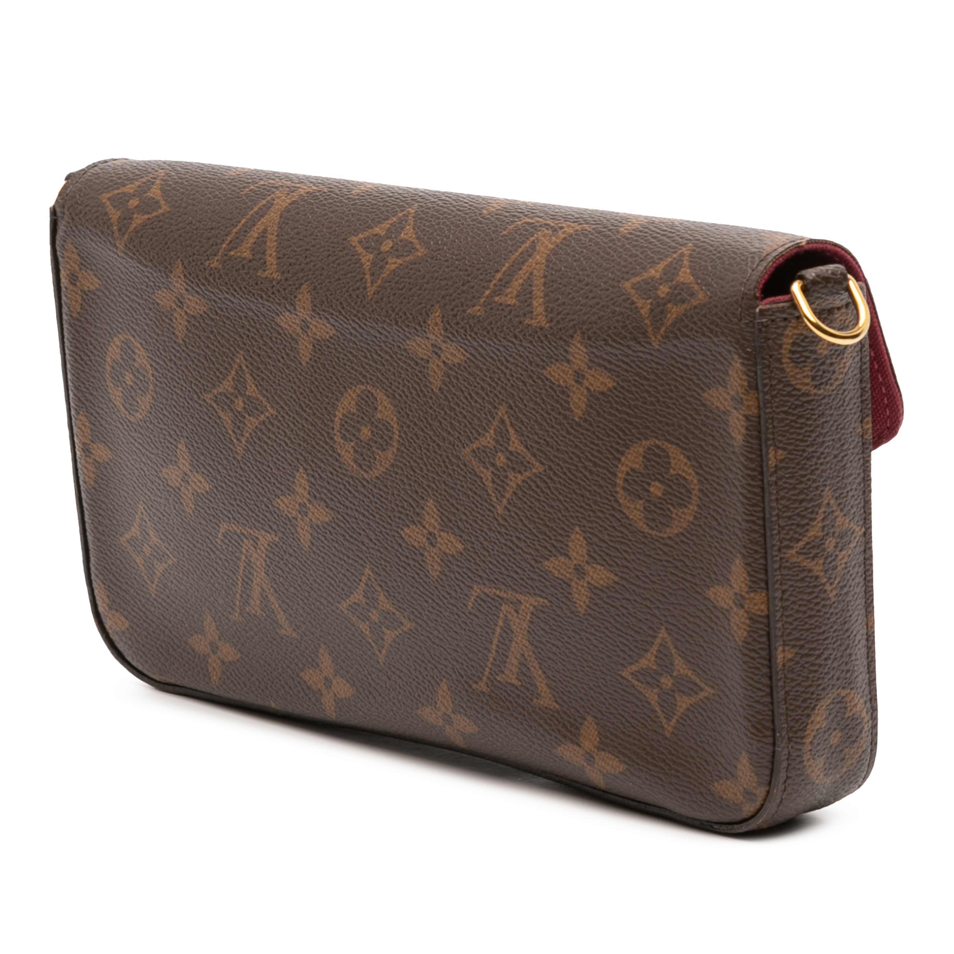 Louis Vuitton Monogram Pochette Felicie, från Luxclusif, i färgen brown. Klicka för att öppna bilden i stort format