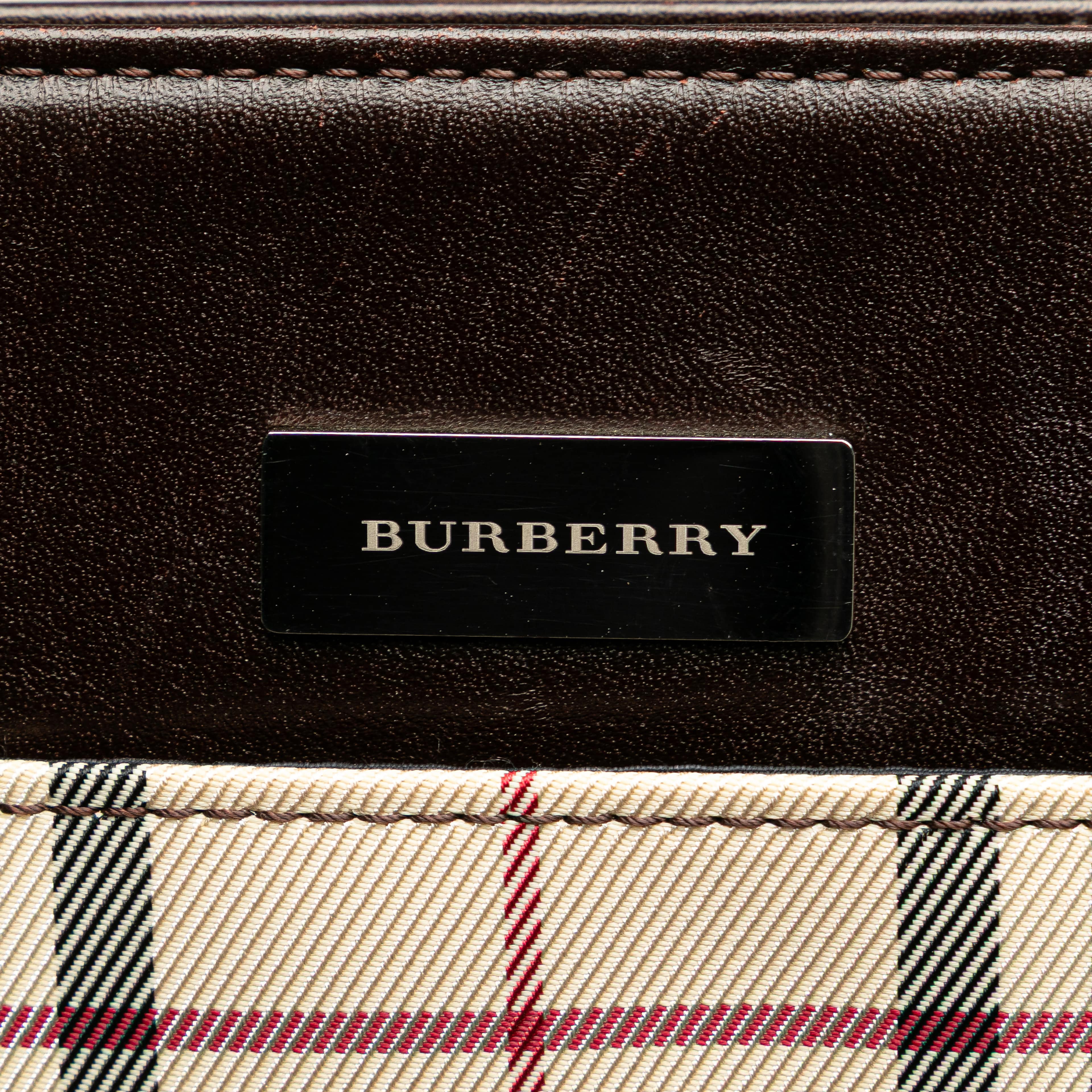Burberry House Check Canvas Tote, från Luxclusif, i färgen beige. Klicka för att öppna bilden i stort format