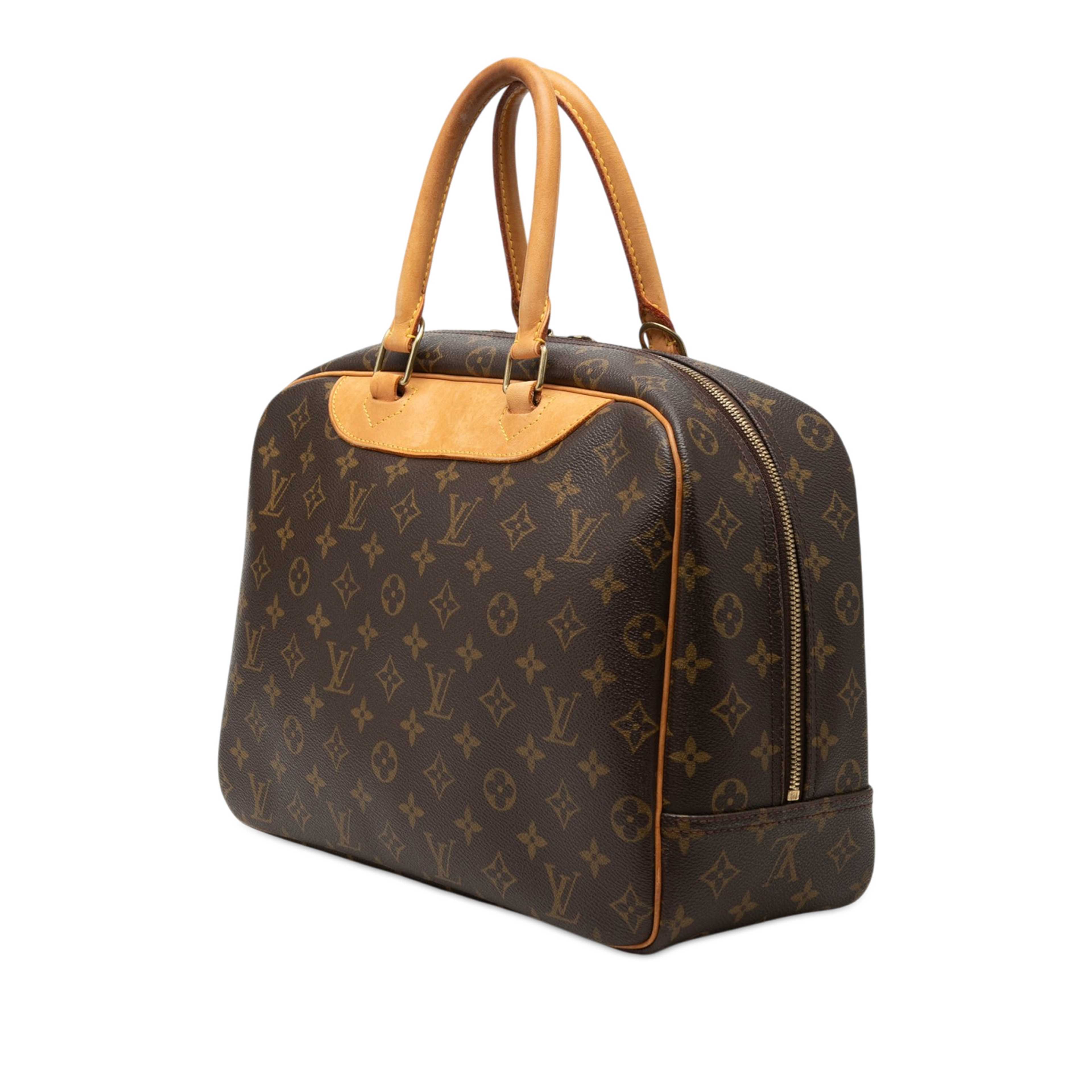 Louis Vuitton Monogram Deauville, från Luxclusif, i färgen brun. Klicka för att öppna bilden i stort format
