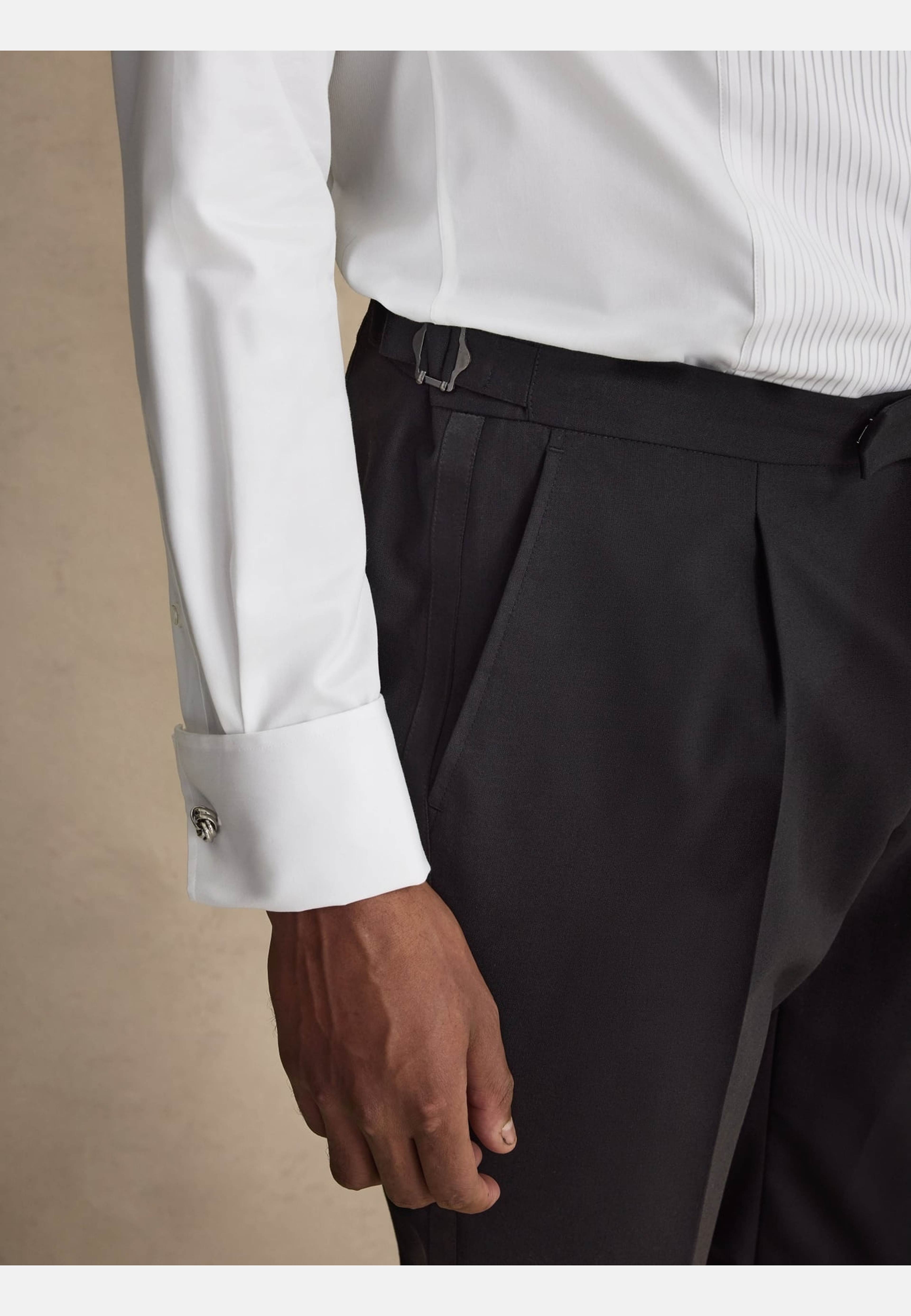 Tuxedo Pants Dante, från John Henric, i färgen black. Klicka för att öppna bilden i stort format