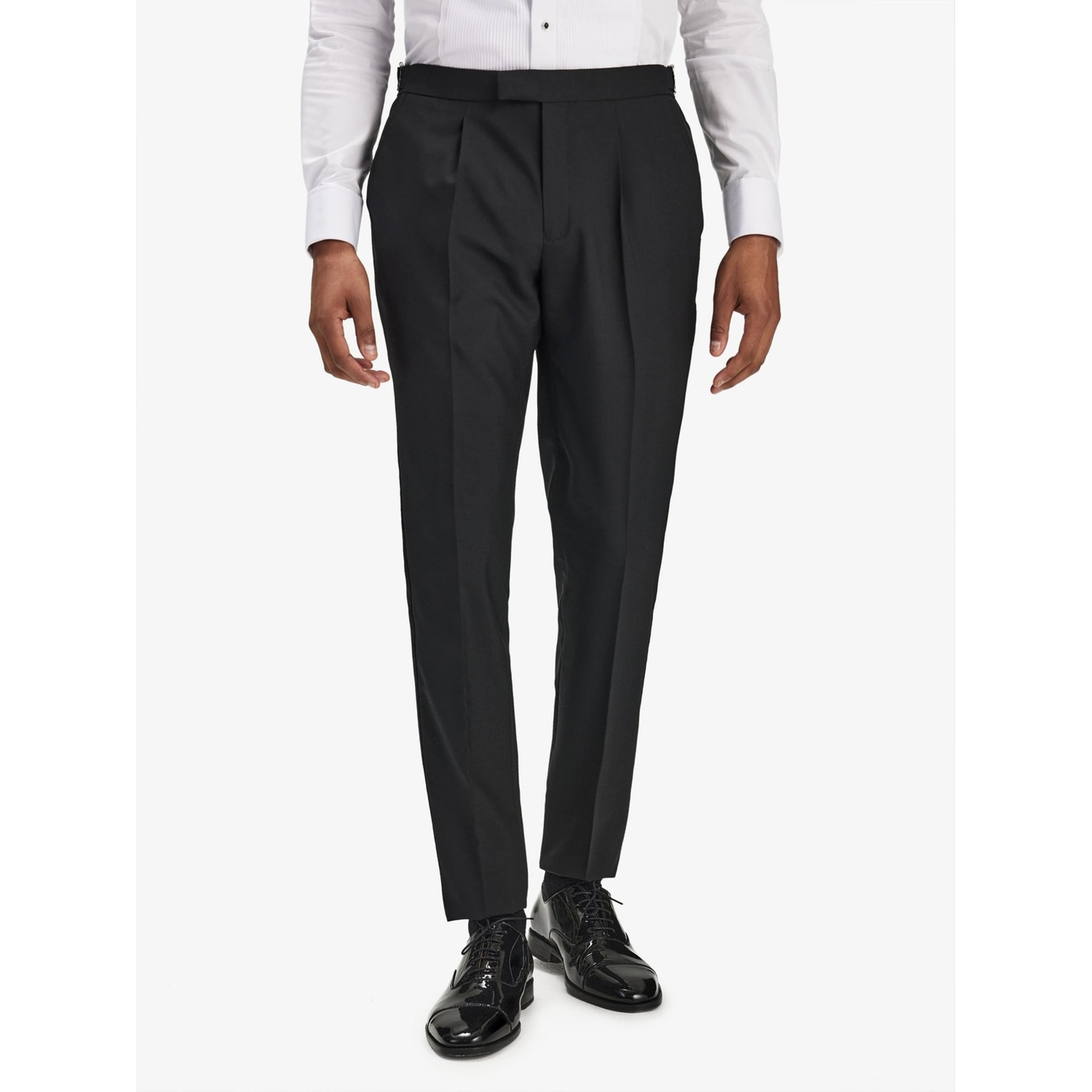 Tuxedo Pants Dante, från John Henric, i färgen black. Klicka för att öppna bilden i stort format