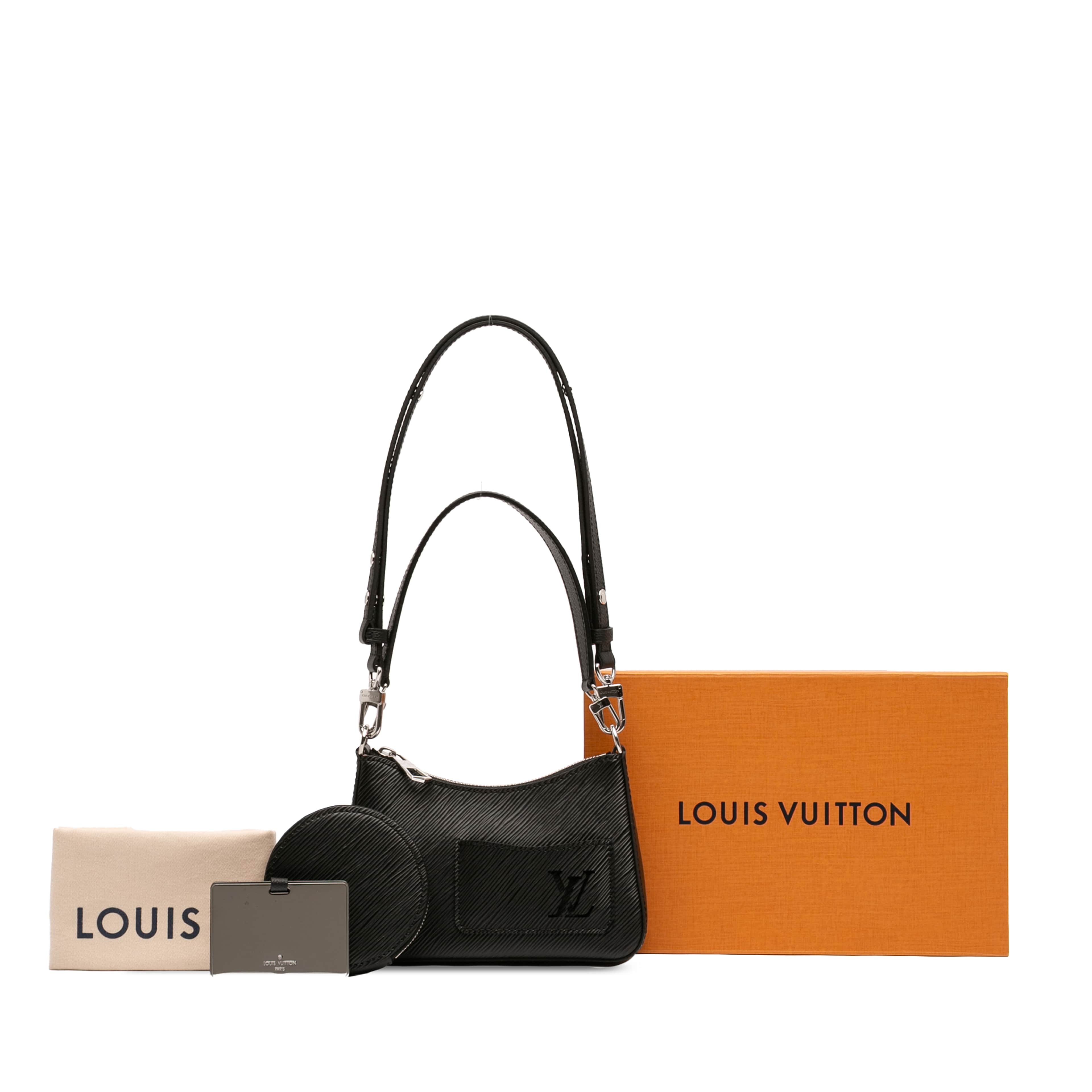 Louis Vuitton Epi Marellini, från Luxclusif, i färgen svart. Klicka för att öppna bilden i stort format
