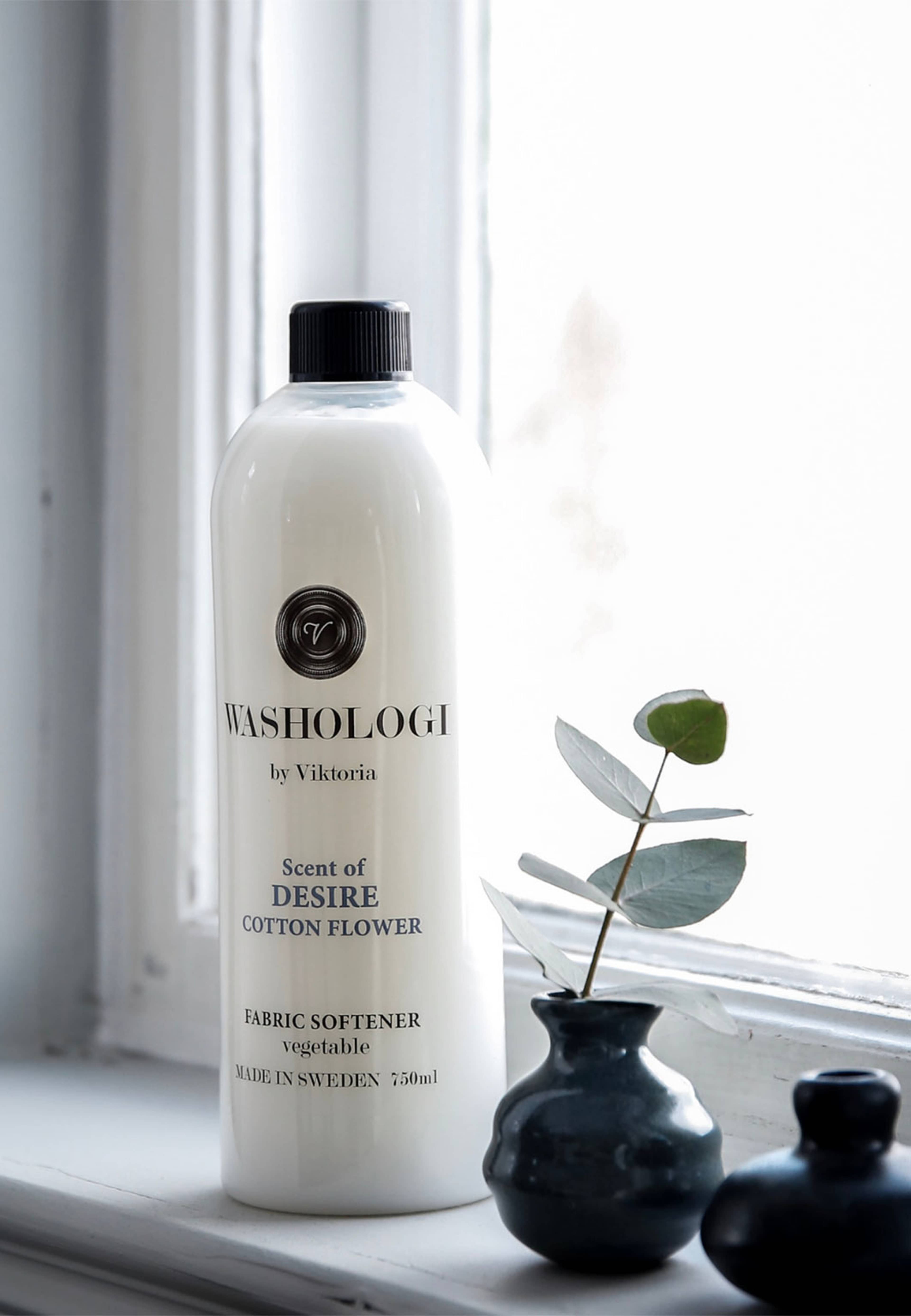 Mjukmedel, Desire, 750 ml, från Washologi. Klicka för att öppna bilden i stort format