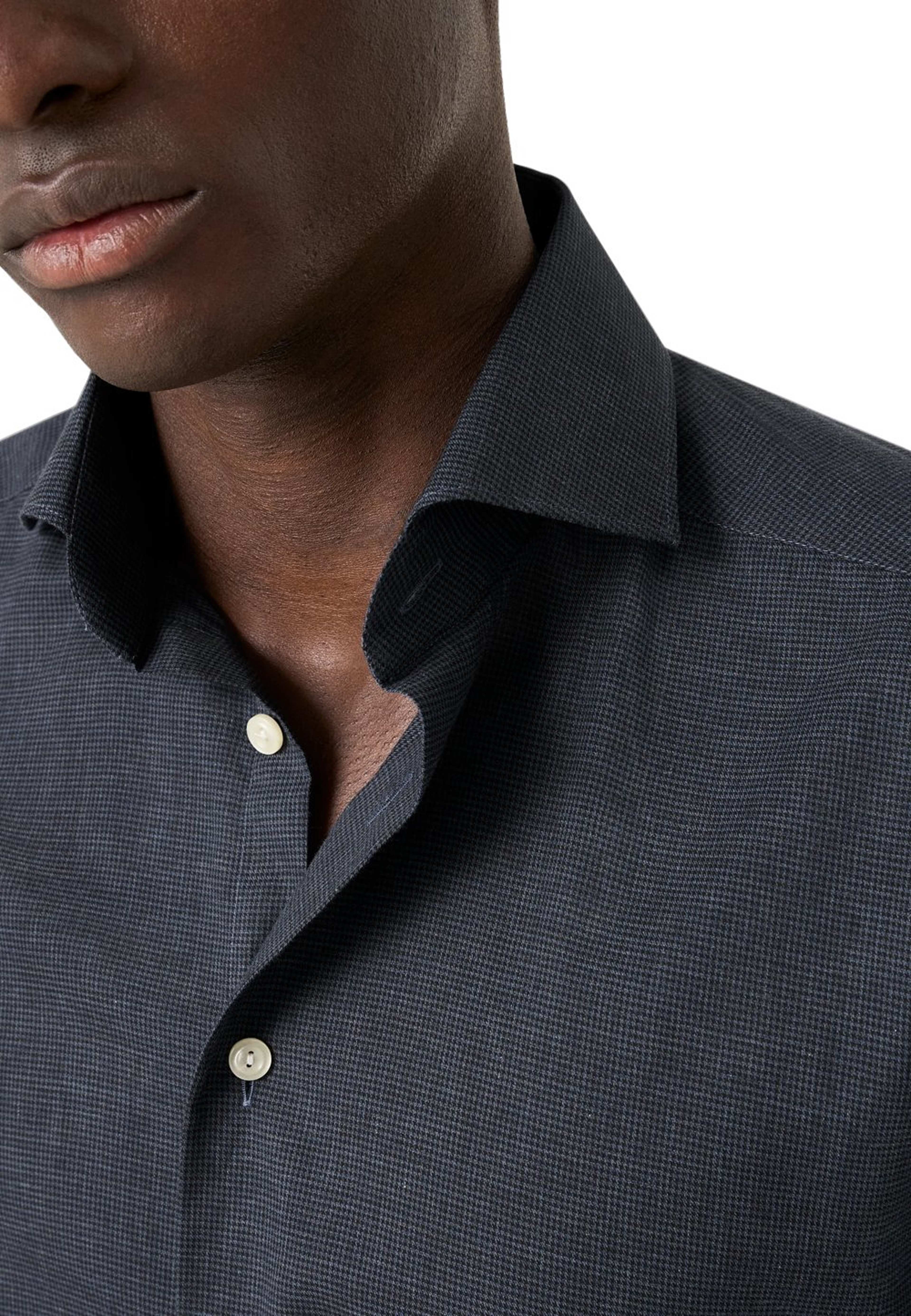 Smårutig Skjorta I Signature Flanell Slim Fit