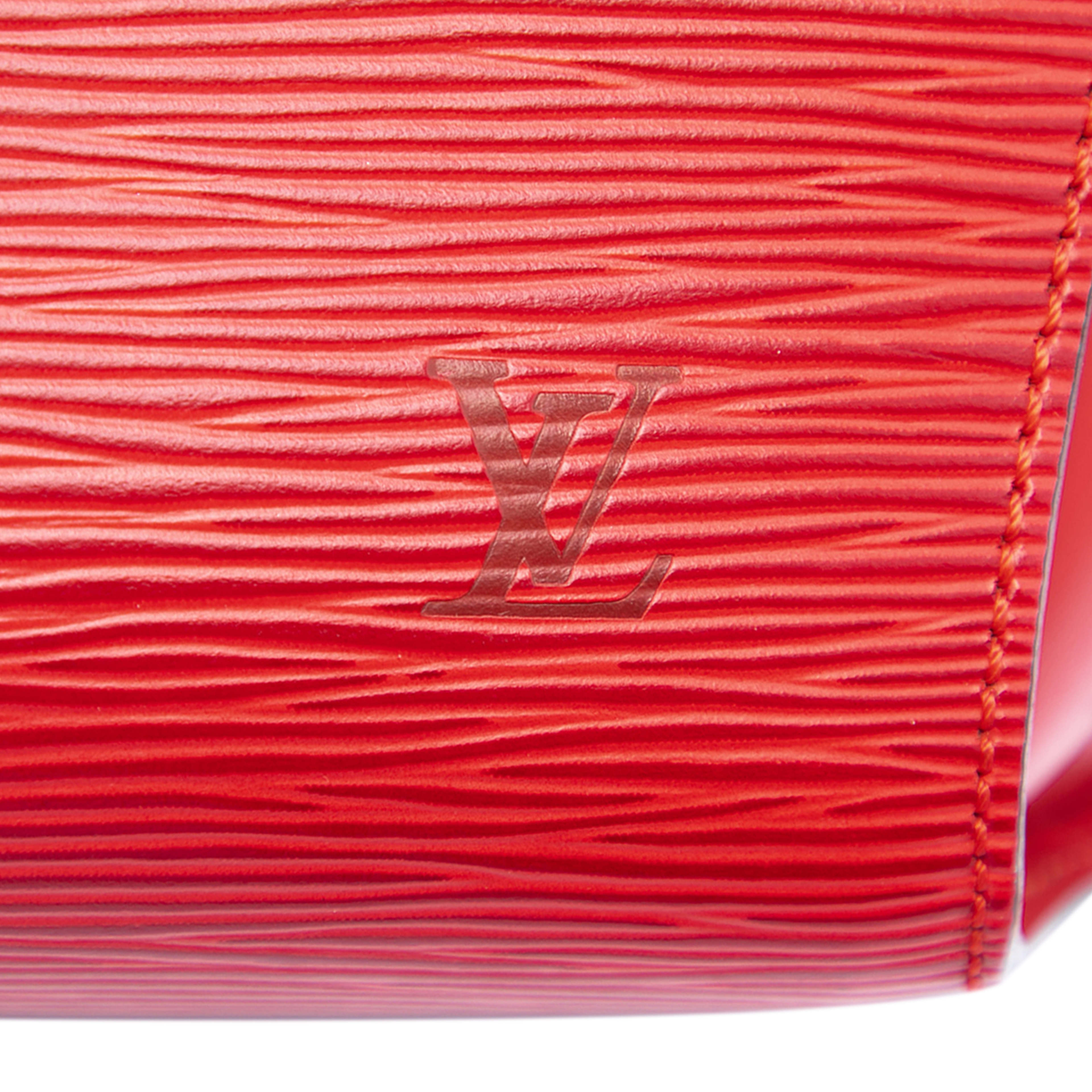 Louis Vuitton Epi Mabillon, från Luxclusif, i färgen röd. Klicka för att öppna bilden i stort format