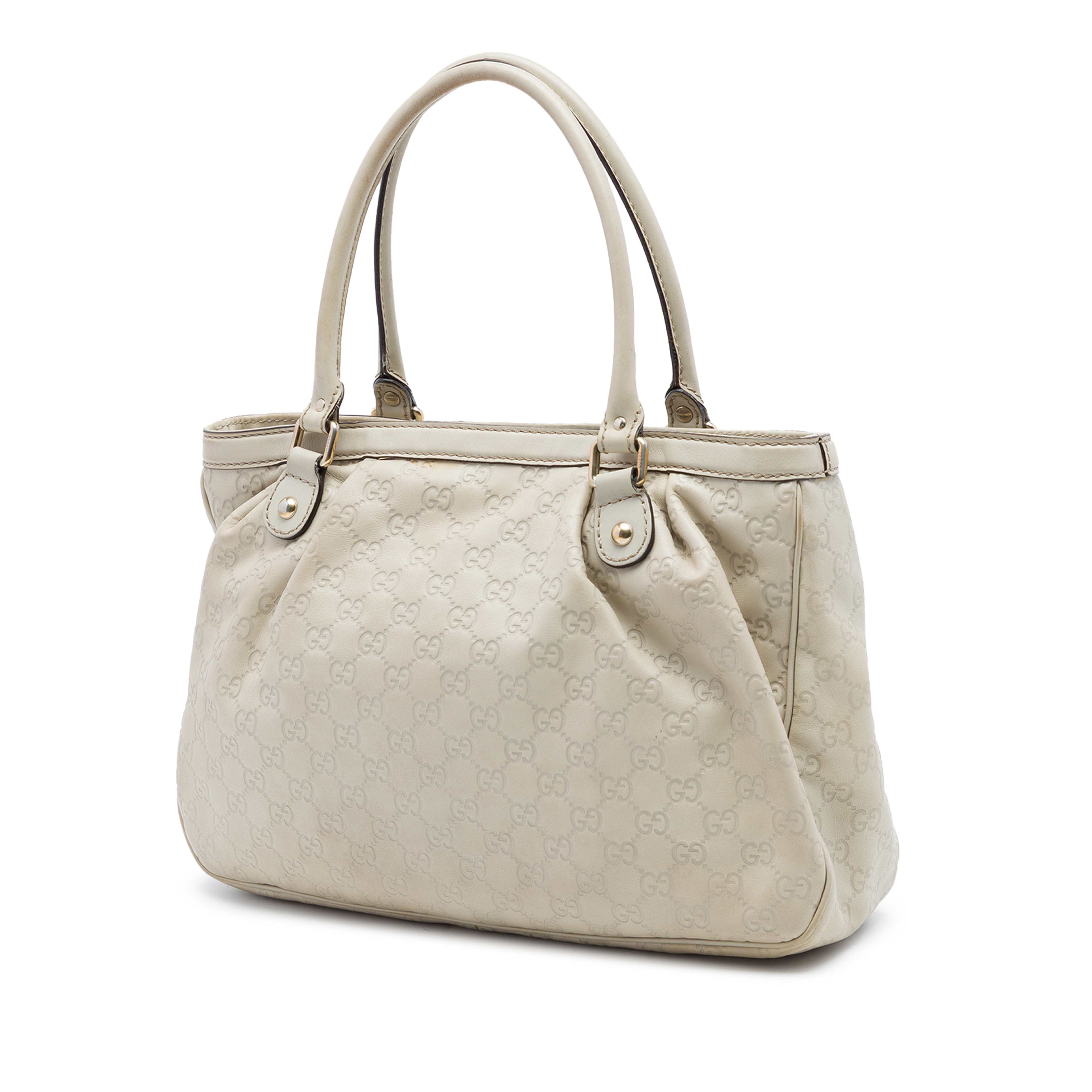 Gucci Guccissima Sukey Tote, från Luxclusif, i färgen brun. Klicka för att öppna bilden i stort format
