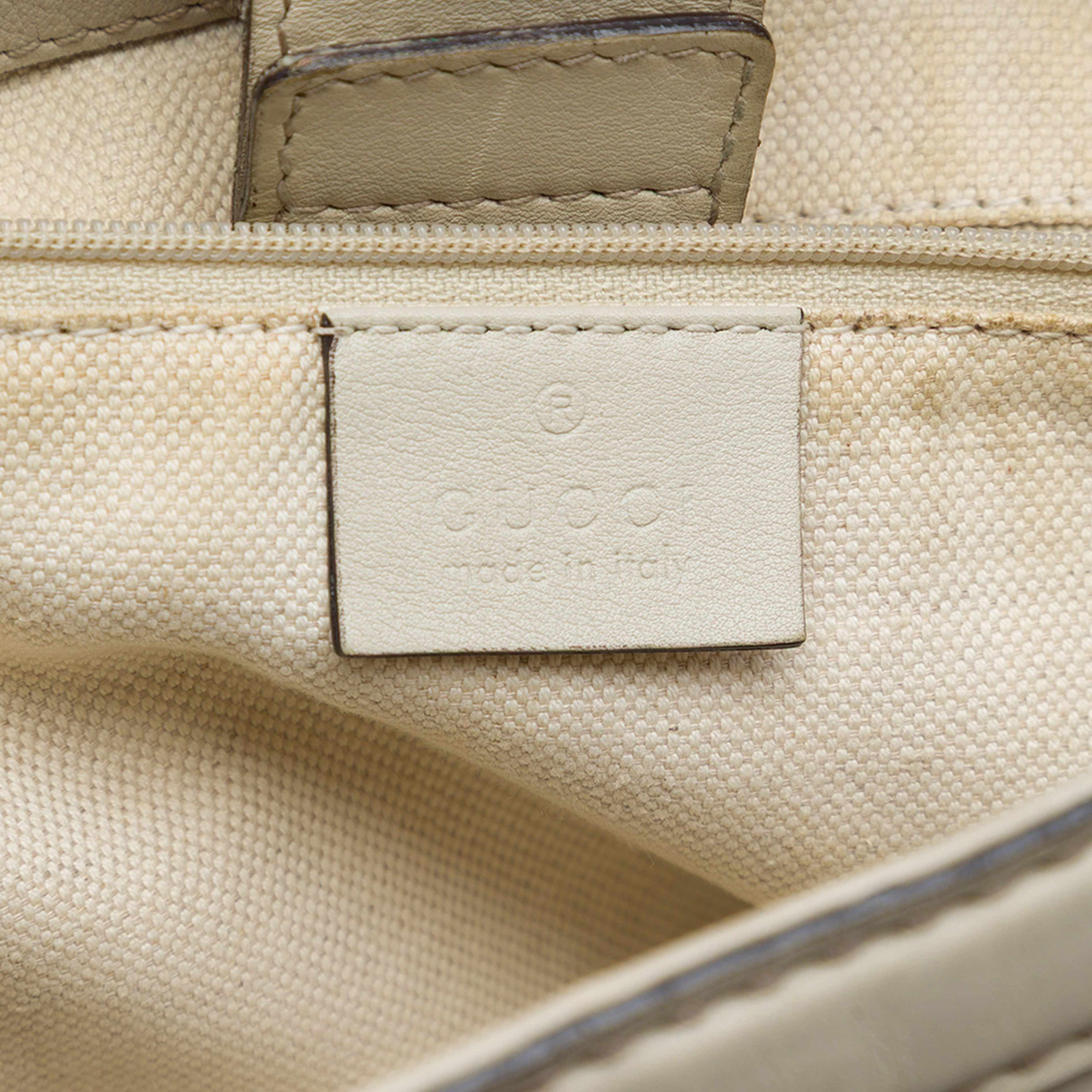 Gucci Guccissima Sukey Tote, från Luxclusif, i färgen brun. Klicka för att öppna bilden i stort format
