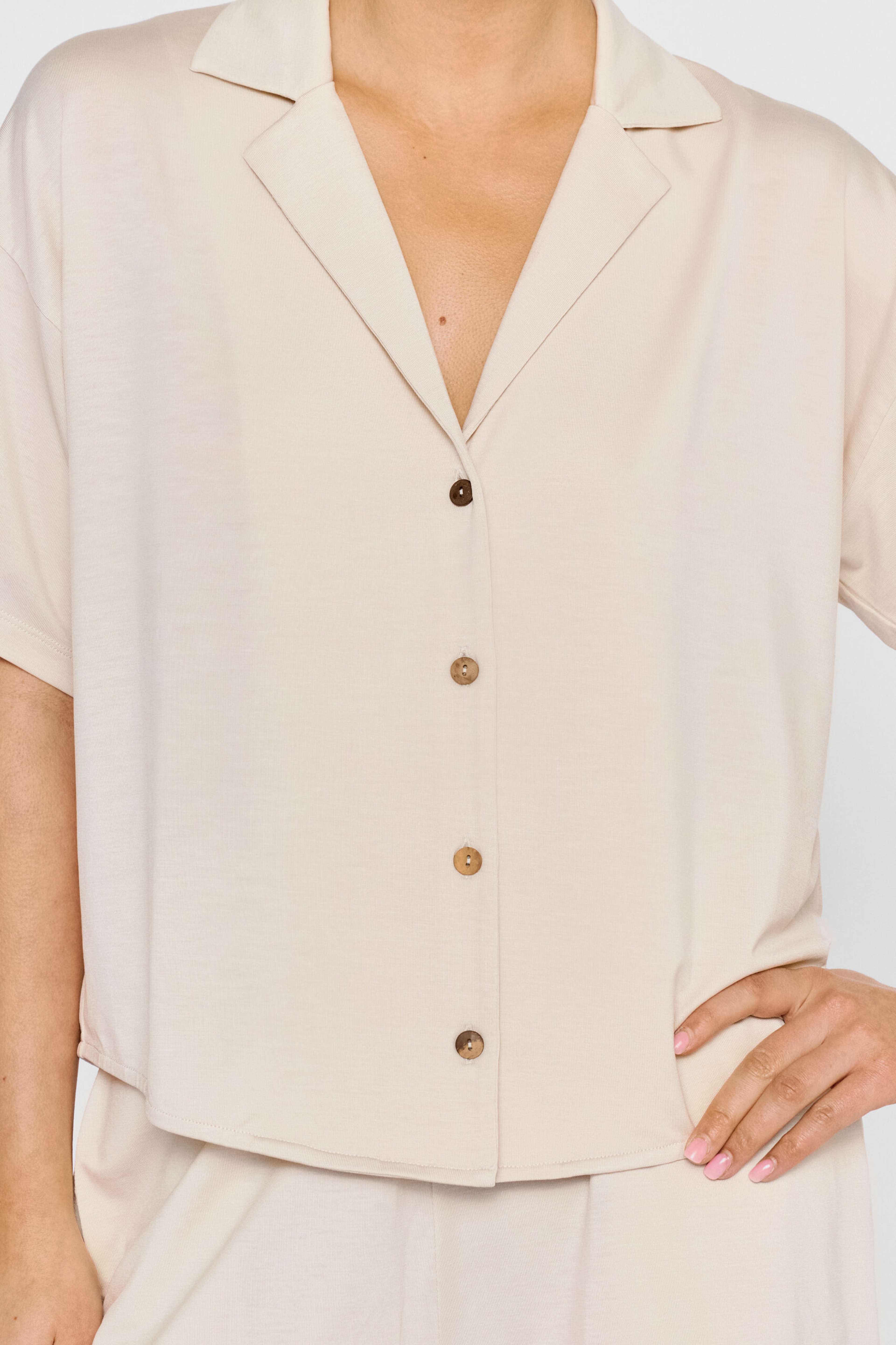 Shiba Shirt - Oyster