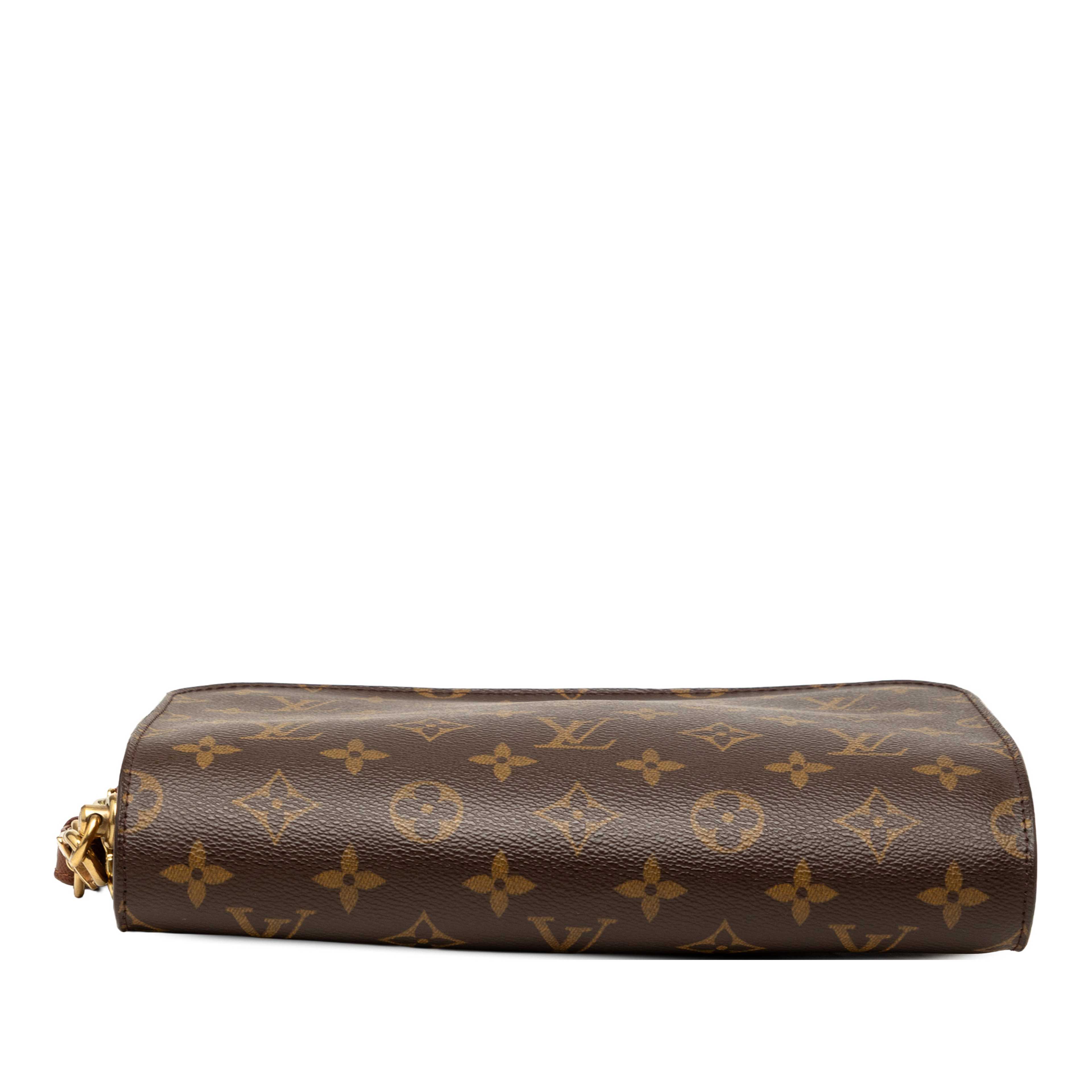 Louis Vuitton Monogram Orsay, från Luxclusif, i färgen brown. Klicka för att öppna bilden i stort format