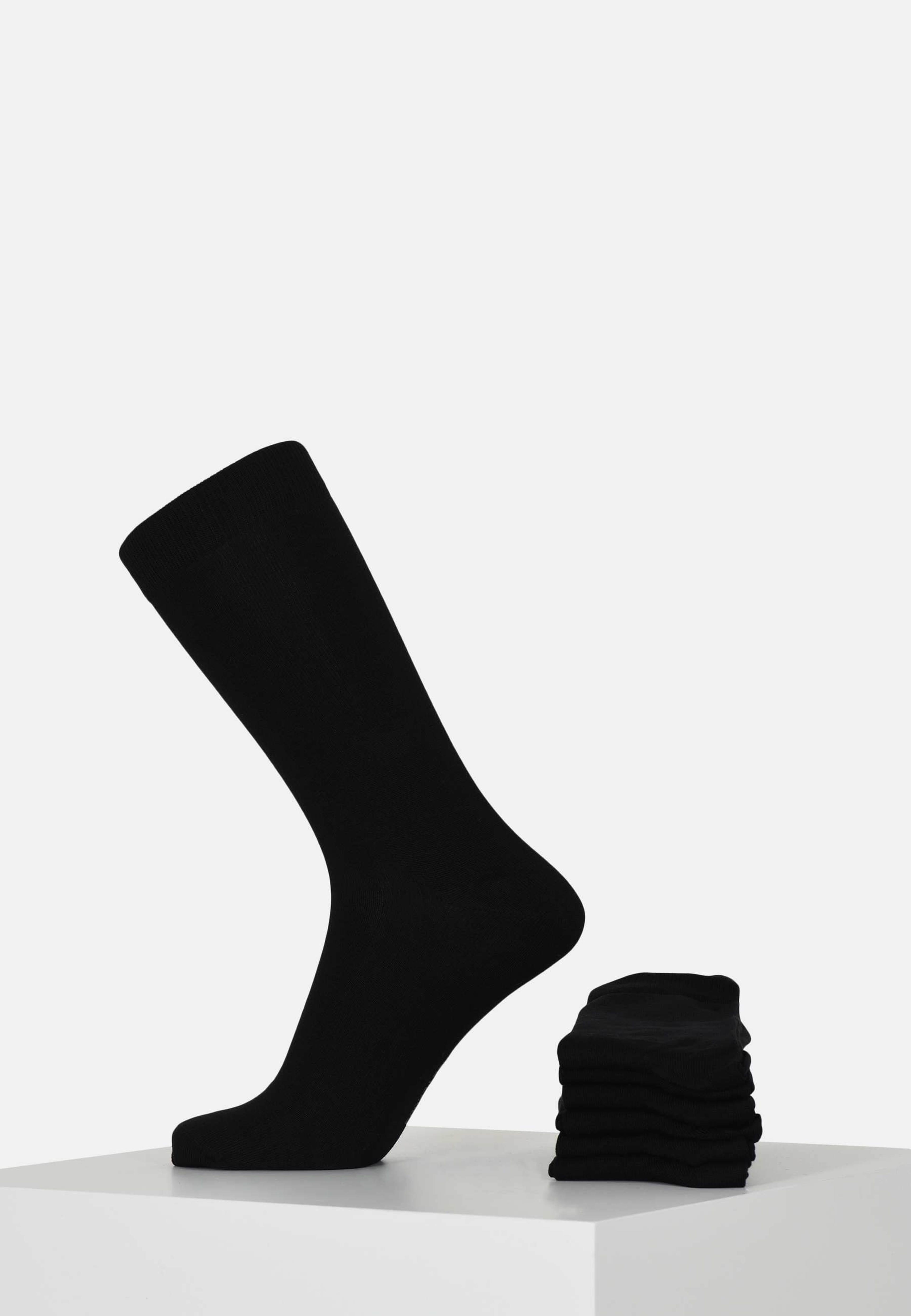 Bambu, Strumpor, 7-pack, Svart