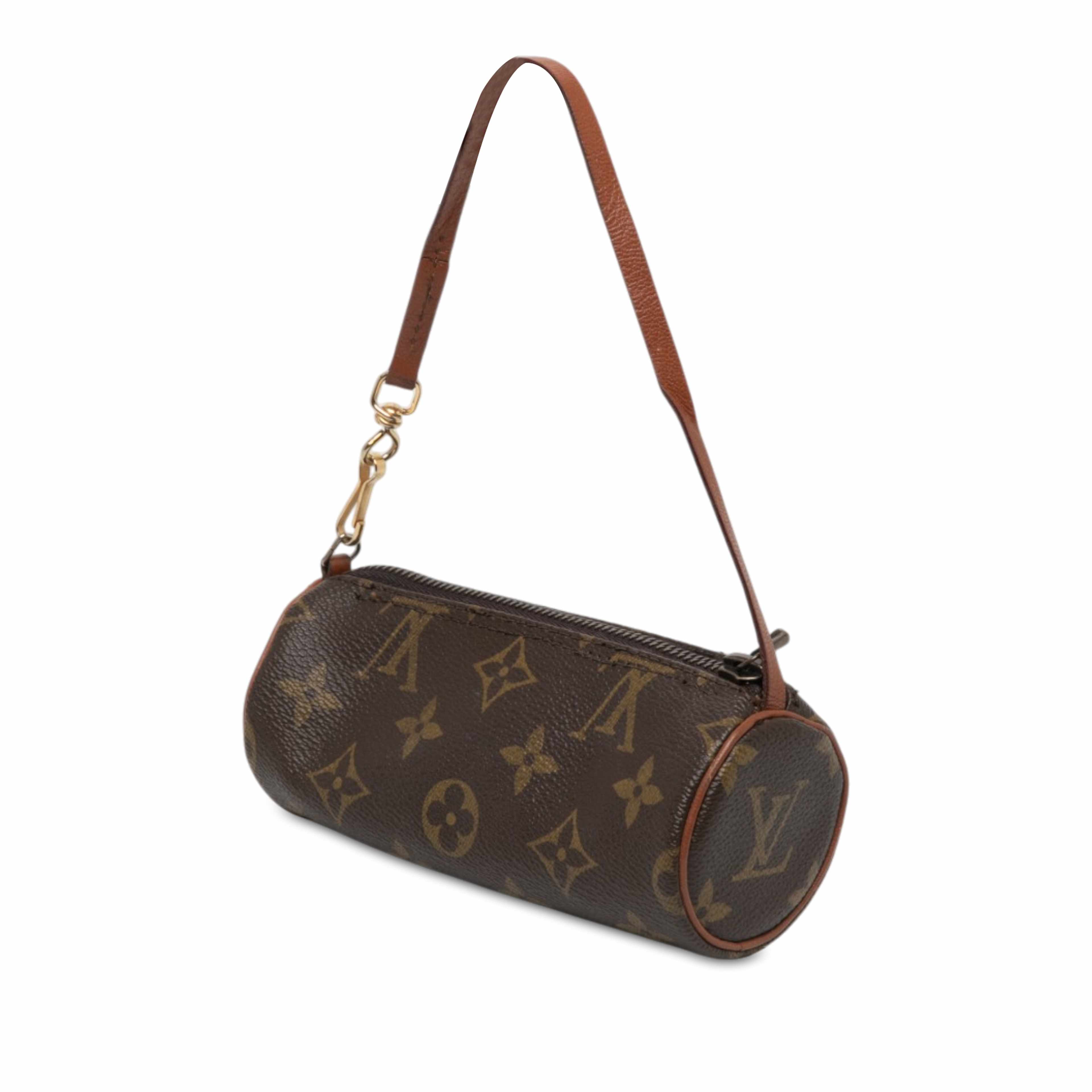 Louis Vuitton Monogram Papillon Pochette, från Luxclusif, i färgen brun. Klicka för att öppna bilden i stort format