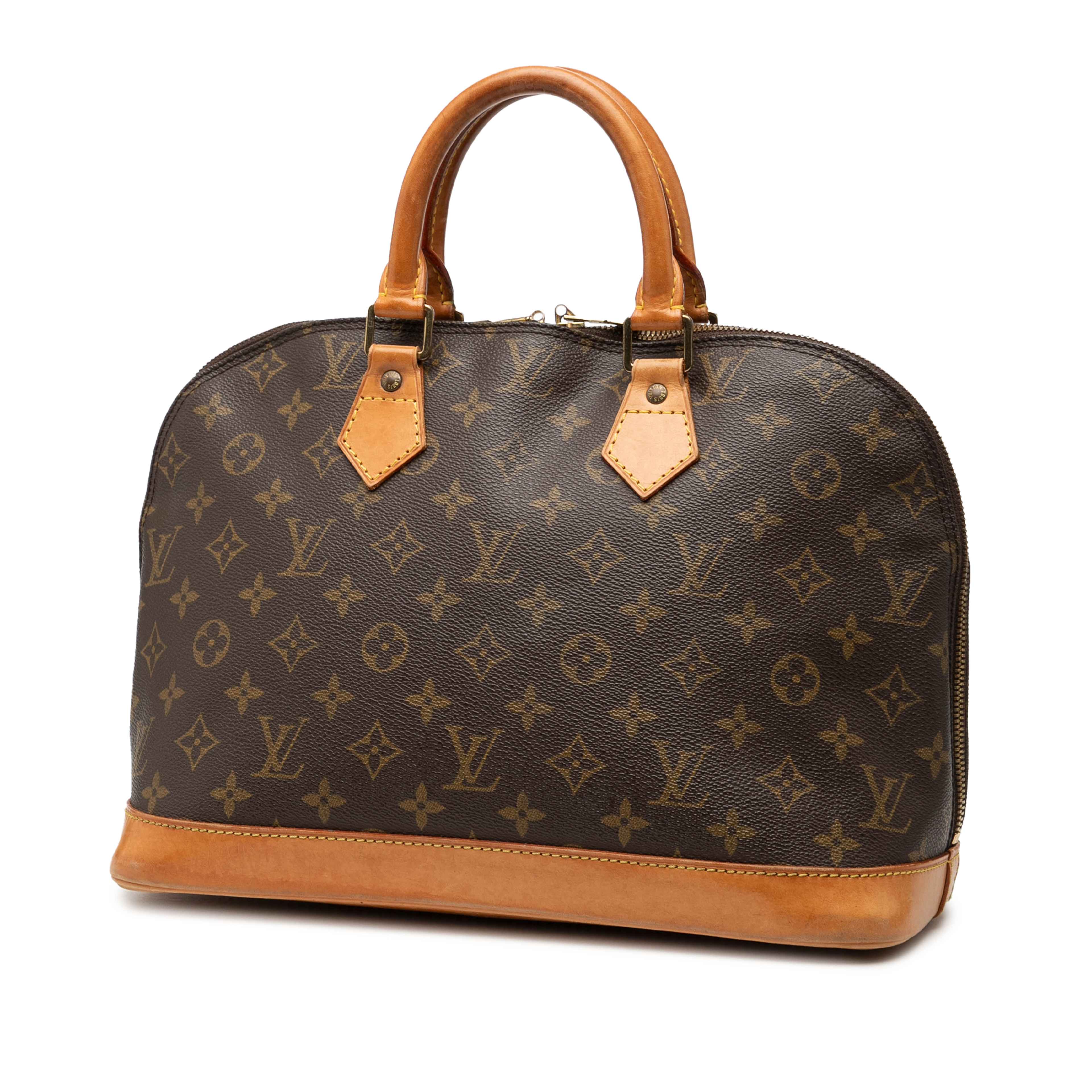 Louis Vuitton Monogram Alma Pm, från Luxclusif, i färgen brun. Klicka för att öppna bilden i stort format