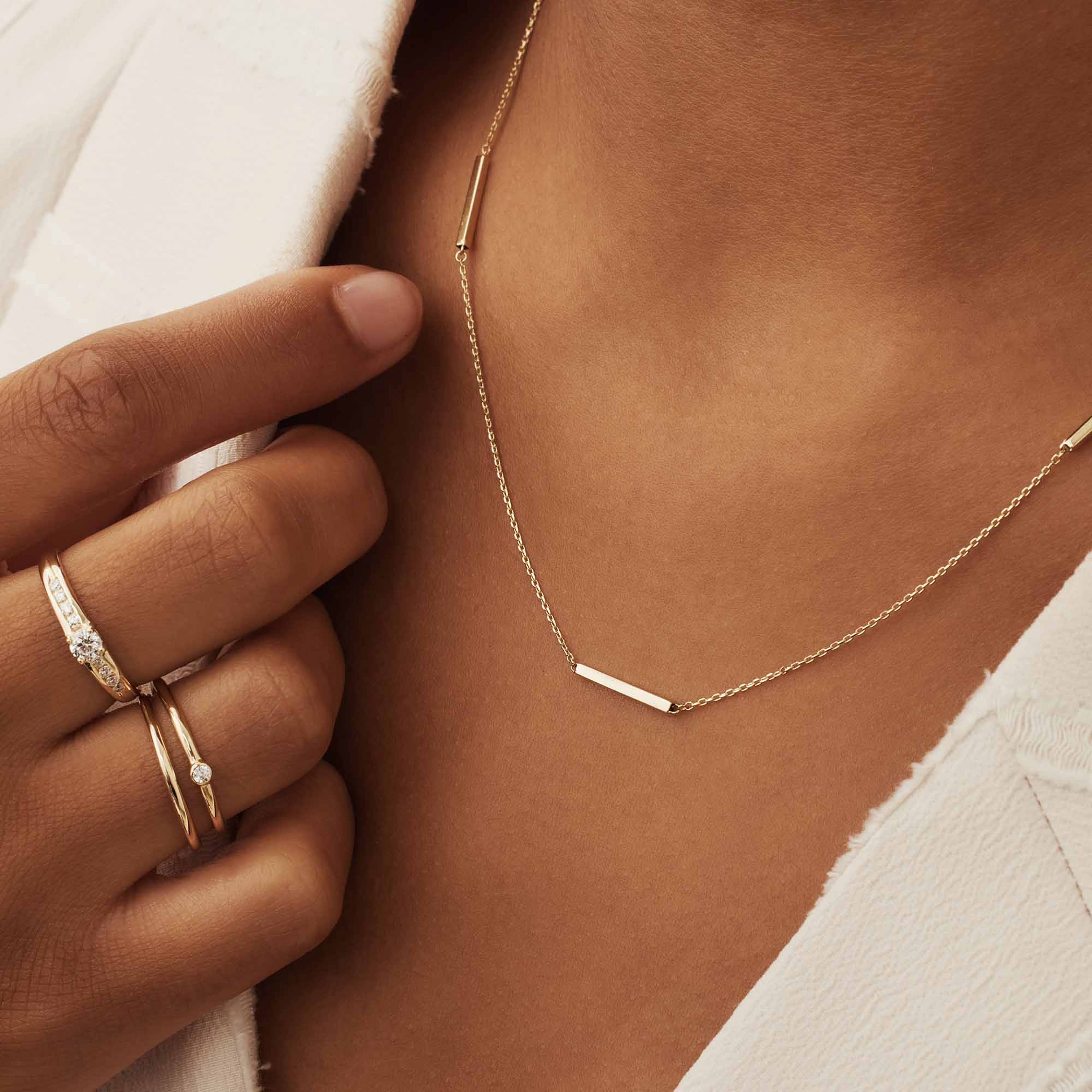 Le Marais 14 Karat Guld Halsband