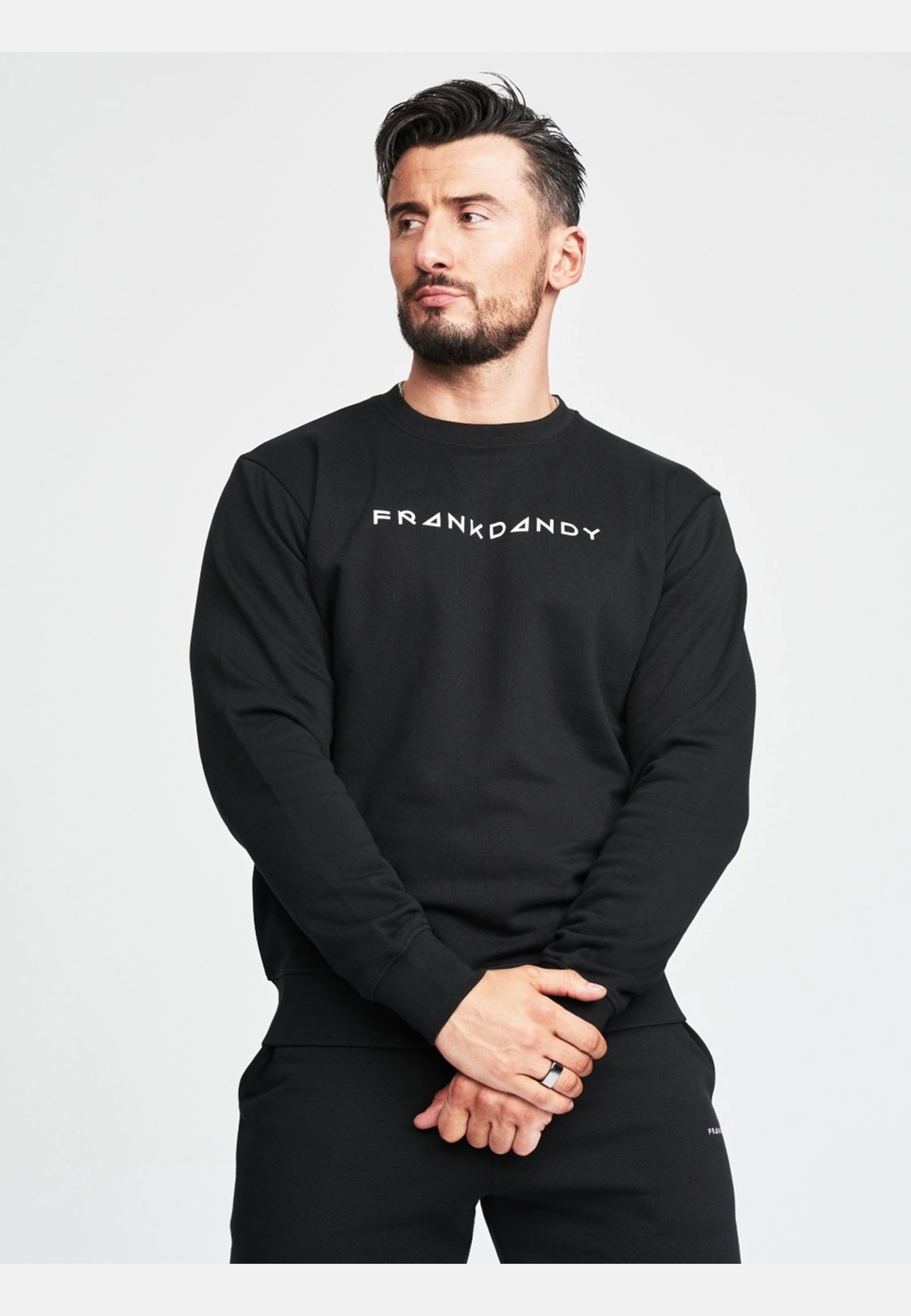 Men's Core Sweatshirt, från Frank Dandy, i färgen black. Klicka för att öppna bilden i stort format