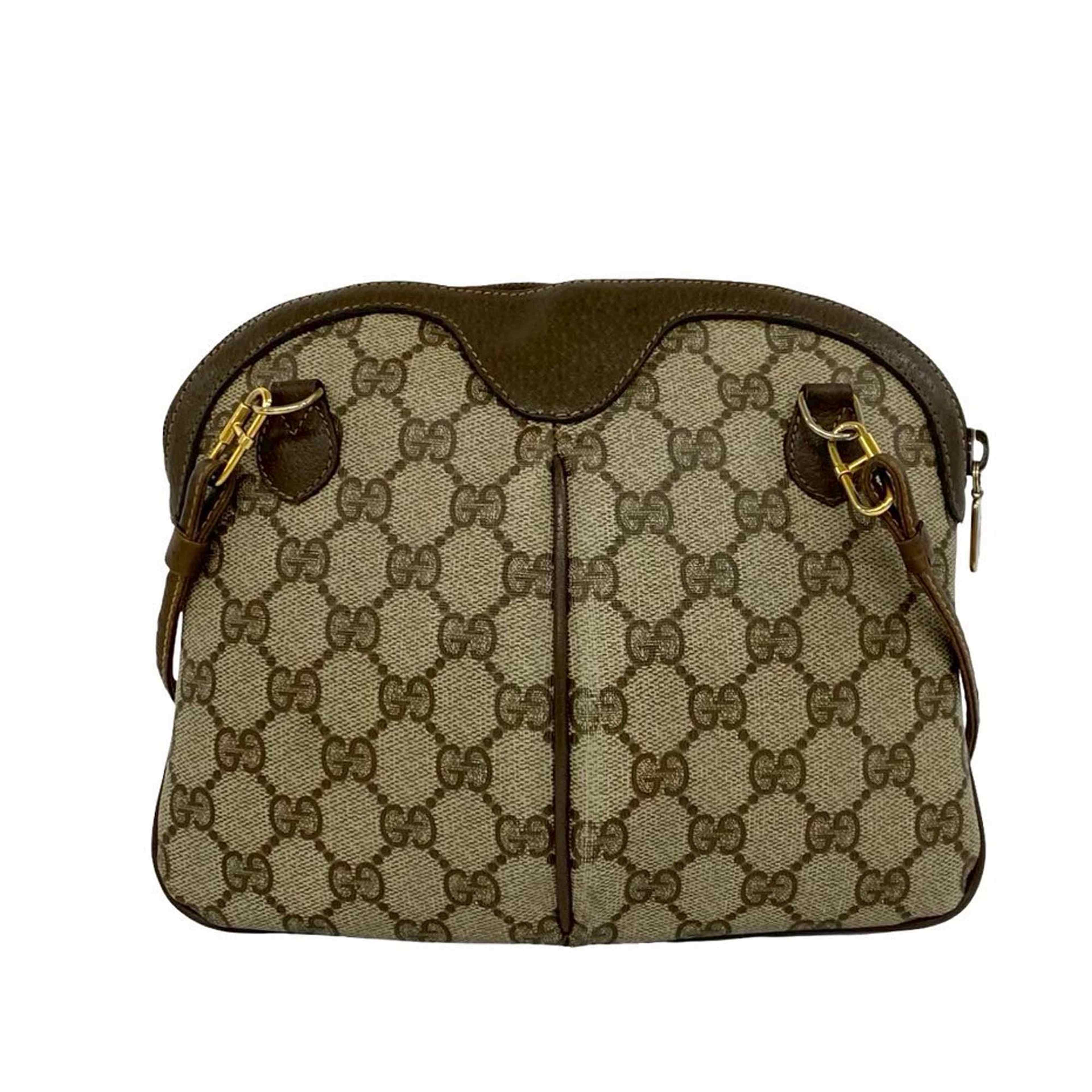 Gucci Gg Supreme Web Crossbody, från Luxclusif, i färgen beige. Klicka för att öppna bilden i stort format