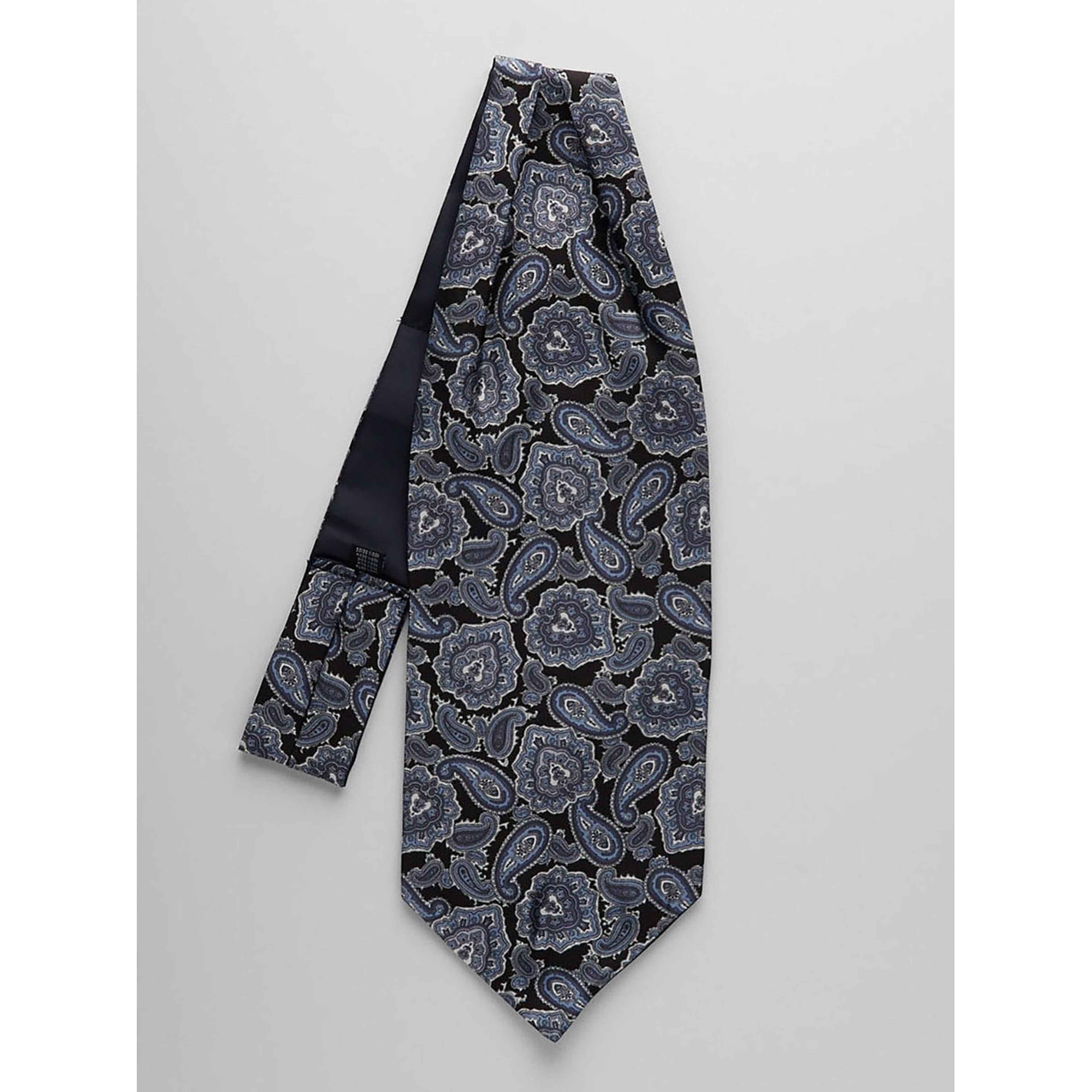 Silk Single Pointed Ascot Paisley