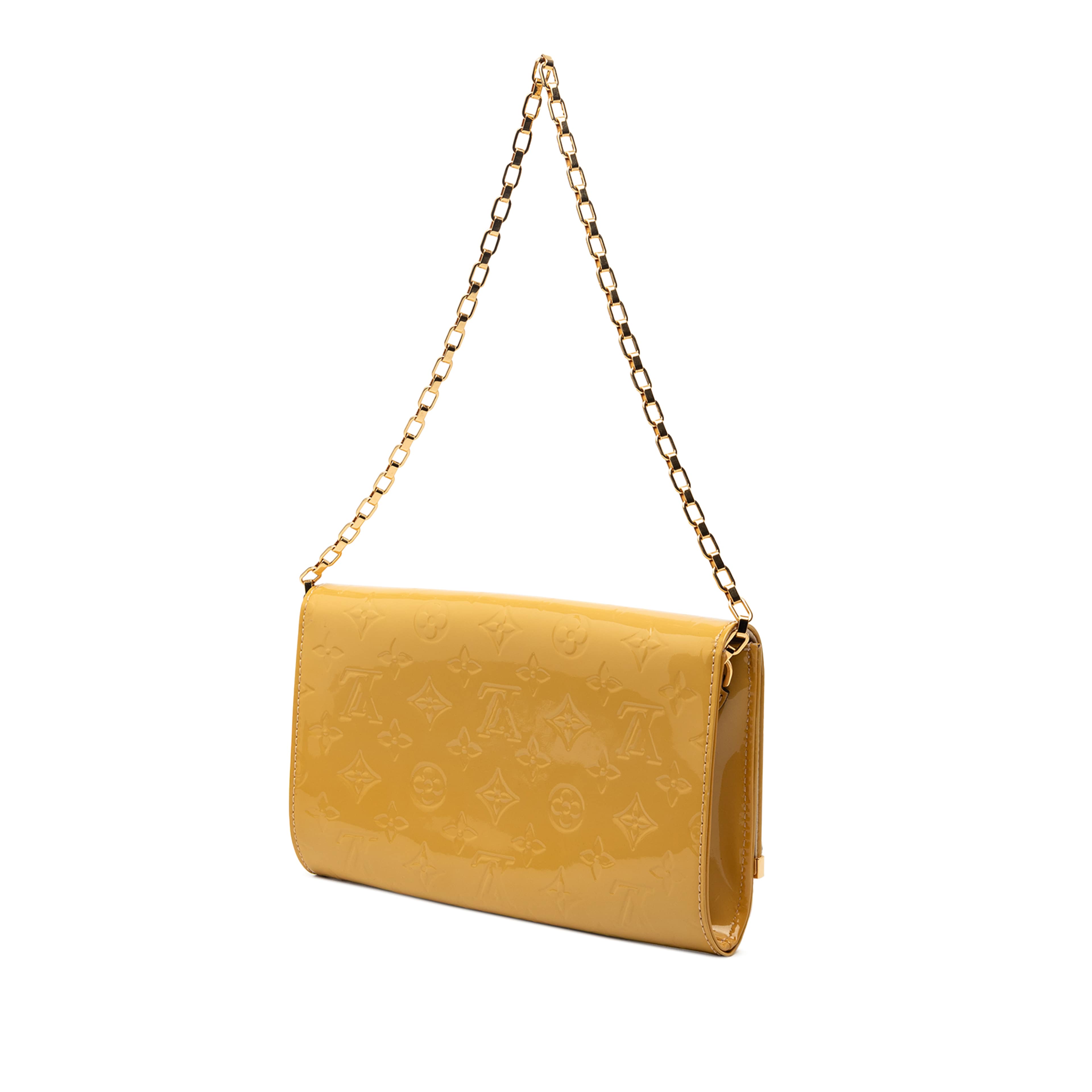 Louis Vuitton Monogram Vernis Ana, från Luxclusif, i färgen beige. Klicka för att öppna bilden i stort format