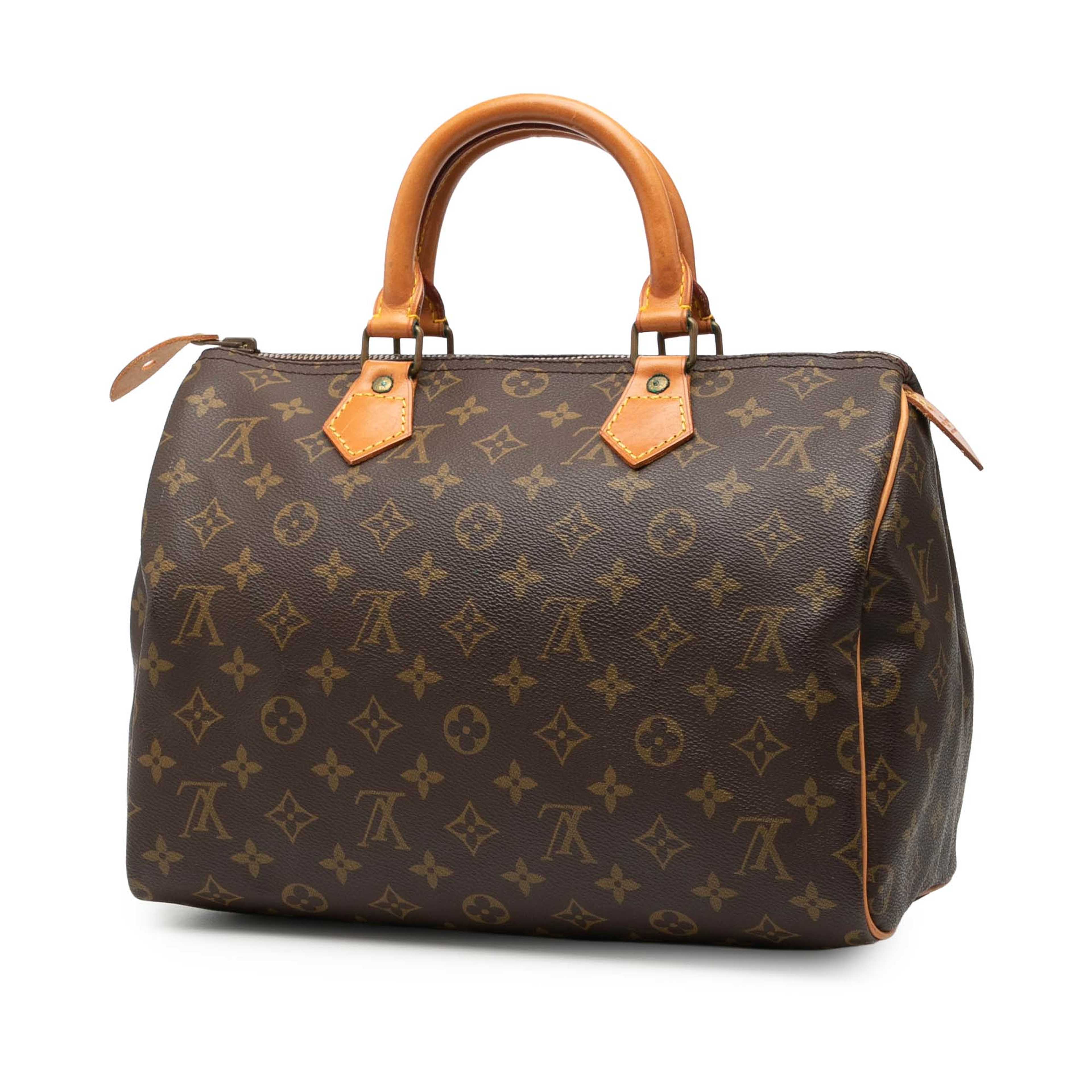 Louis Vuitton Monogram Speedy 30, från Luxclusif, i färgen brown. Klicka för att öppna bilden i stort format
