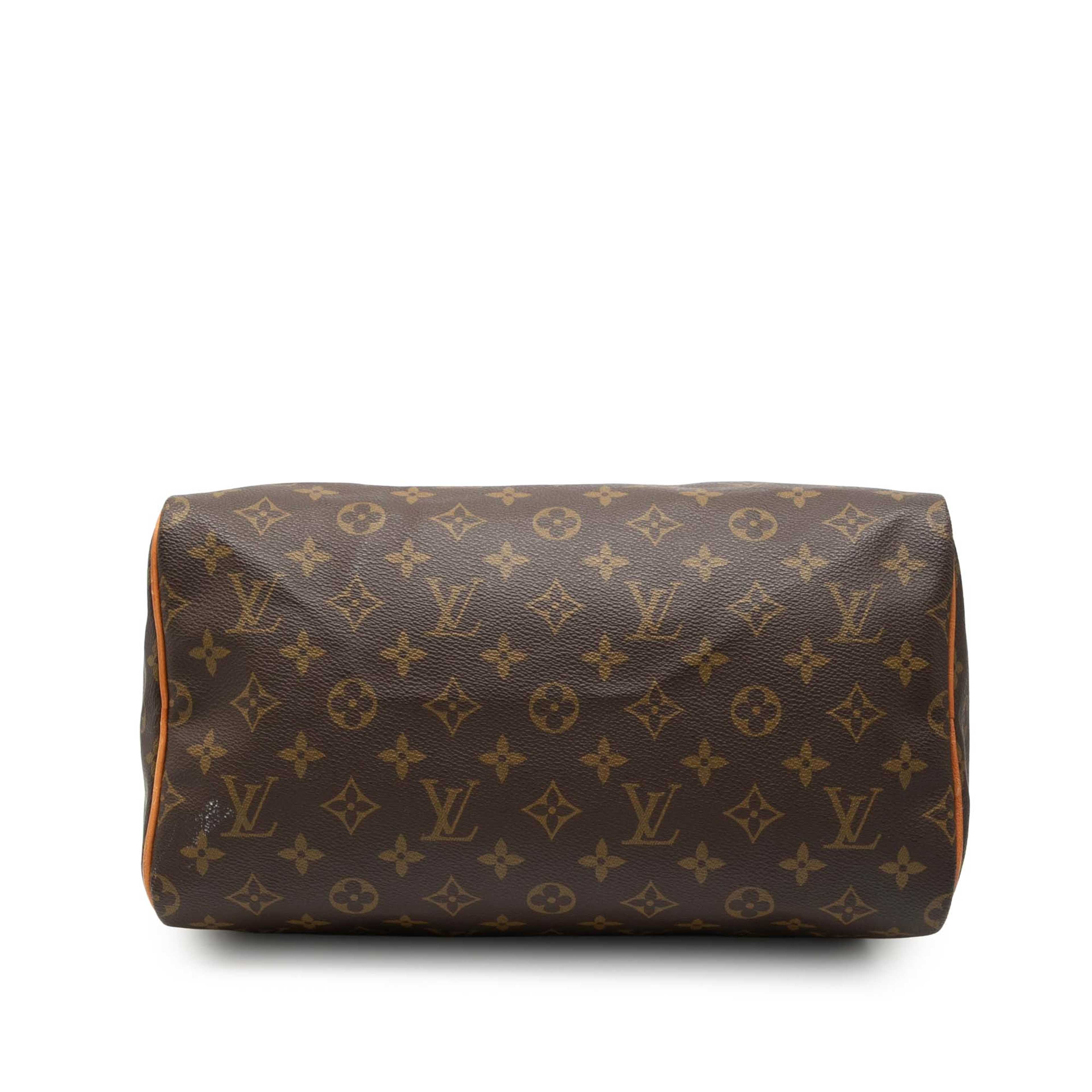 Louis Vuitton Monogram Speedy 30, från Luxclusif, i färgen brown. Klicka för att öppna bilden i stort format