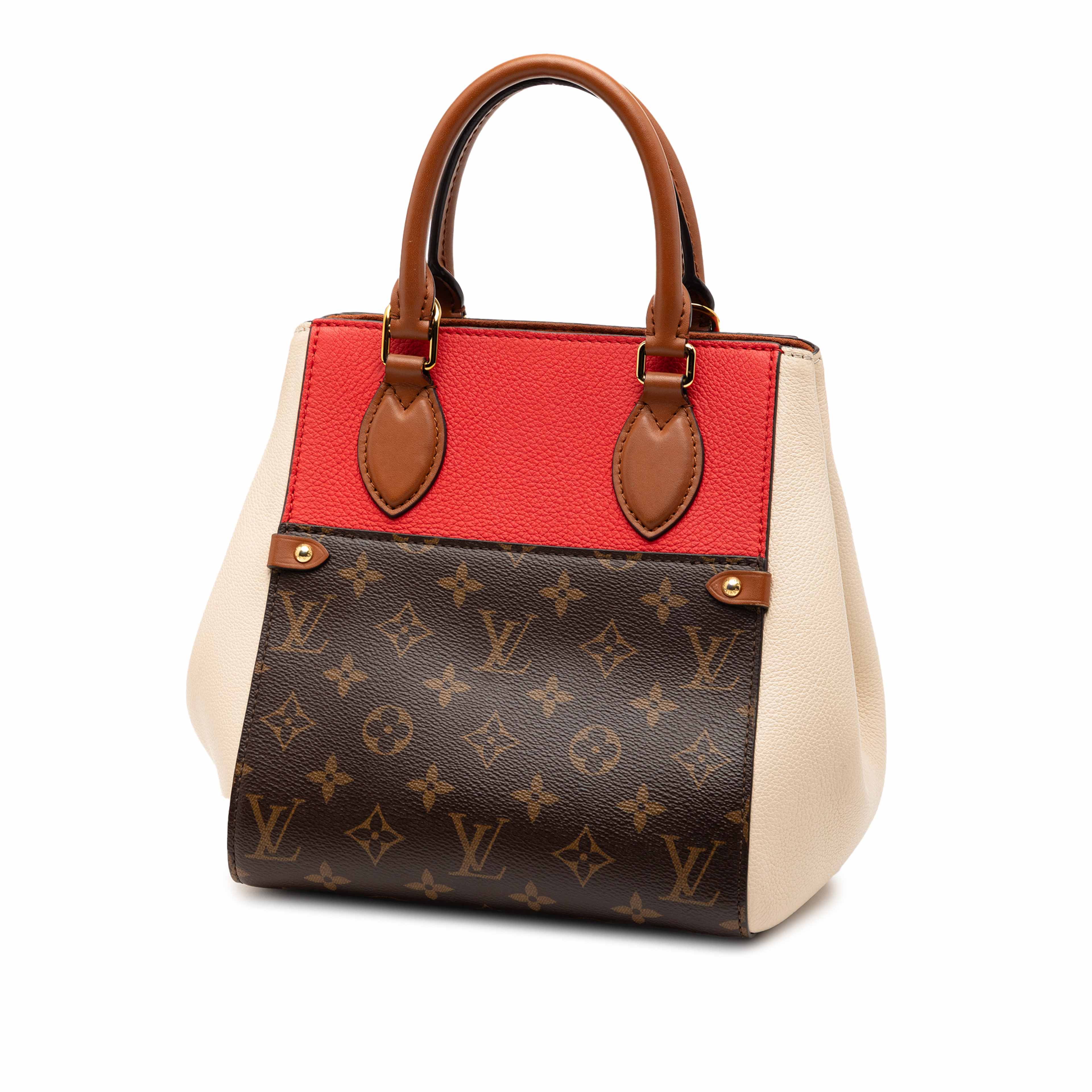 Louis Vuitton Monogram Fold Tote Pm, från Luxclusif, i färgen brown. Klicka för att öppna bilden i stort format