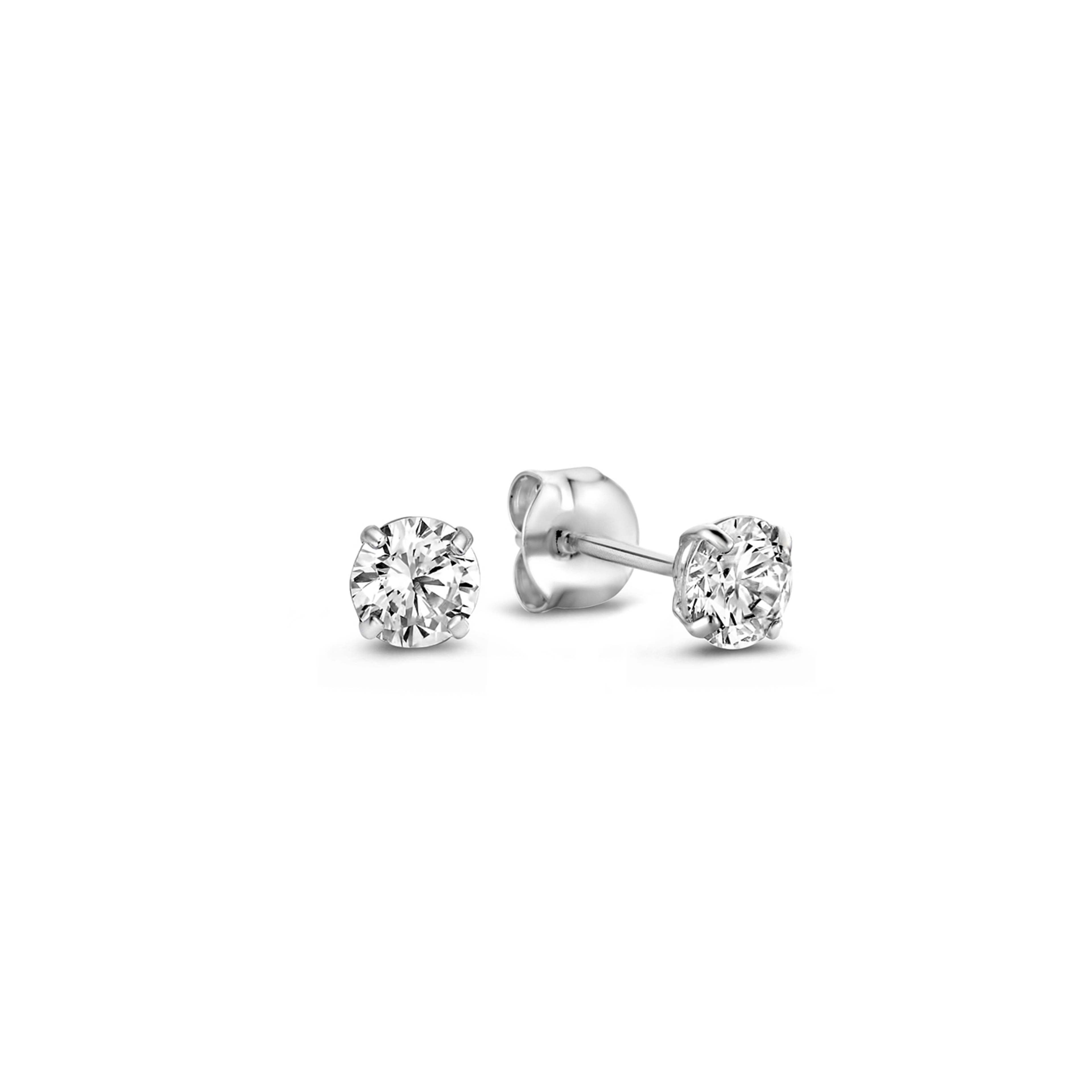 Isabel Bernard 14 Karat White Gold Ear Stud