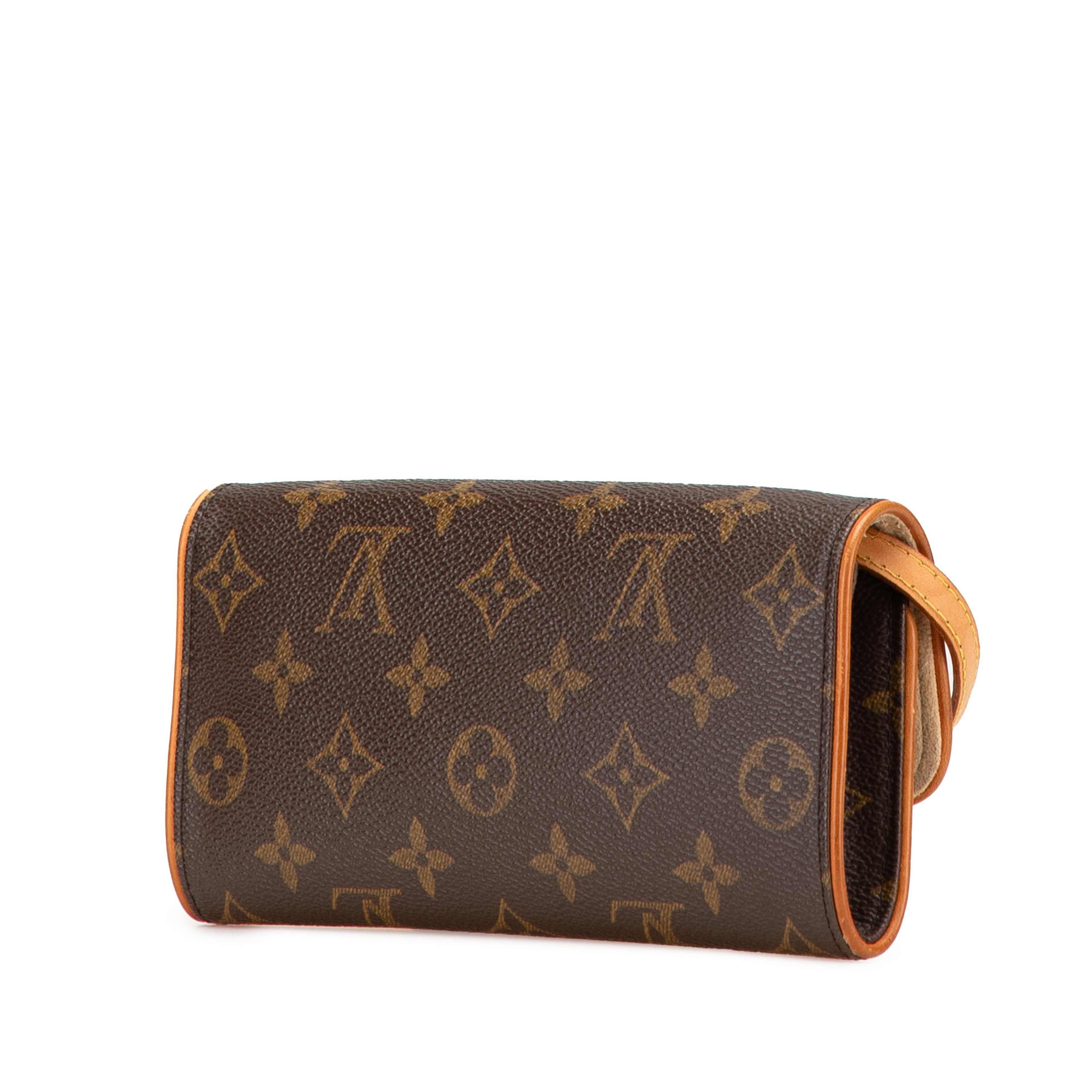 Louis Vuitton Monogram Pochette Twin Pm, från Luxclusif, i färgen brown. Klicka för att öppna bilden i stort format