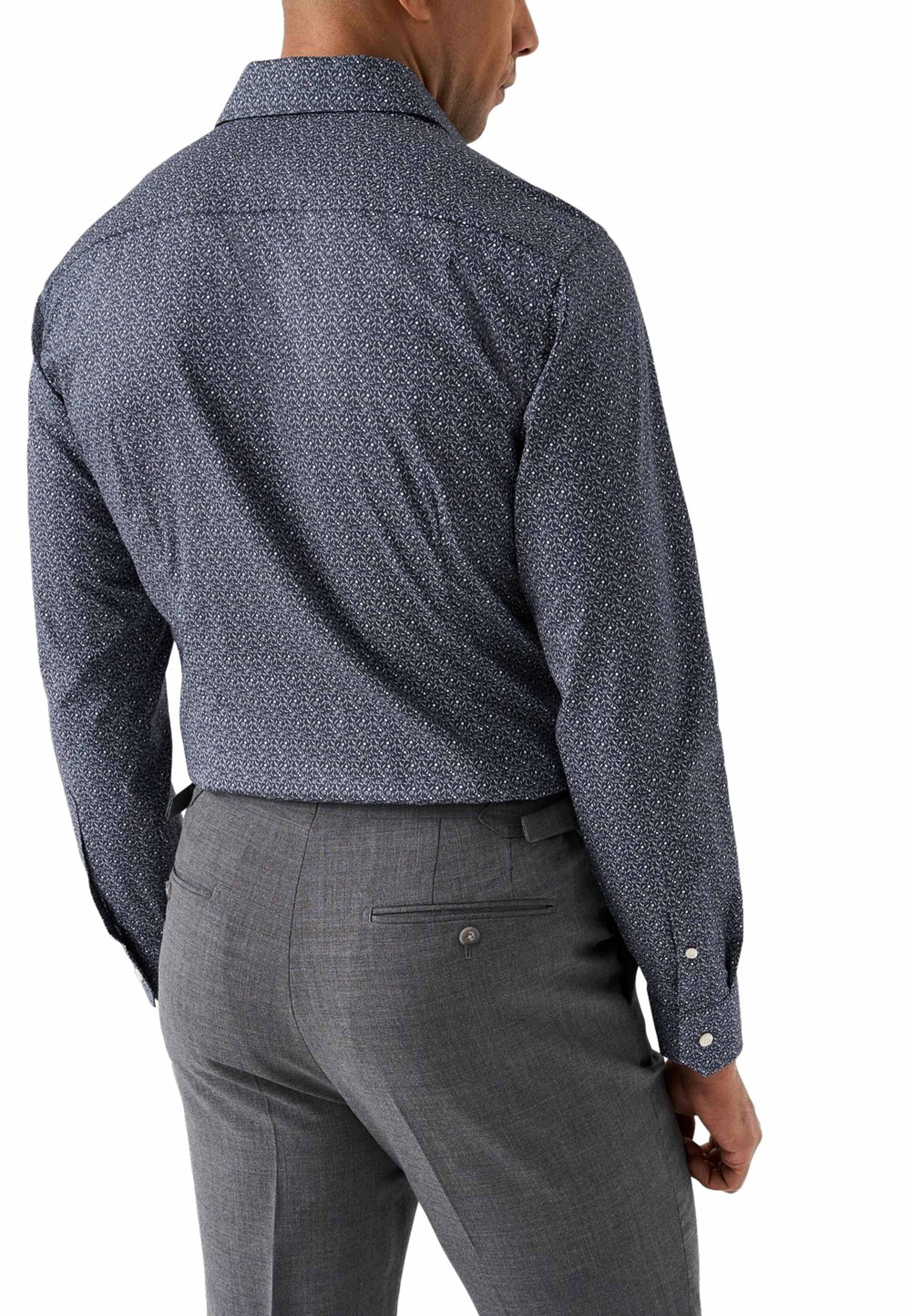 Blommig Skjorta I Signature Twill Slim Fit