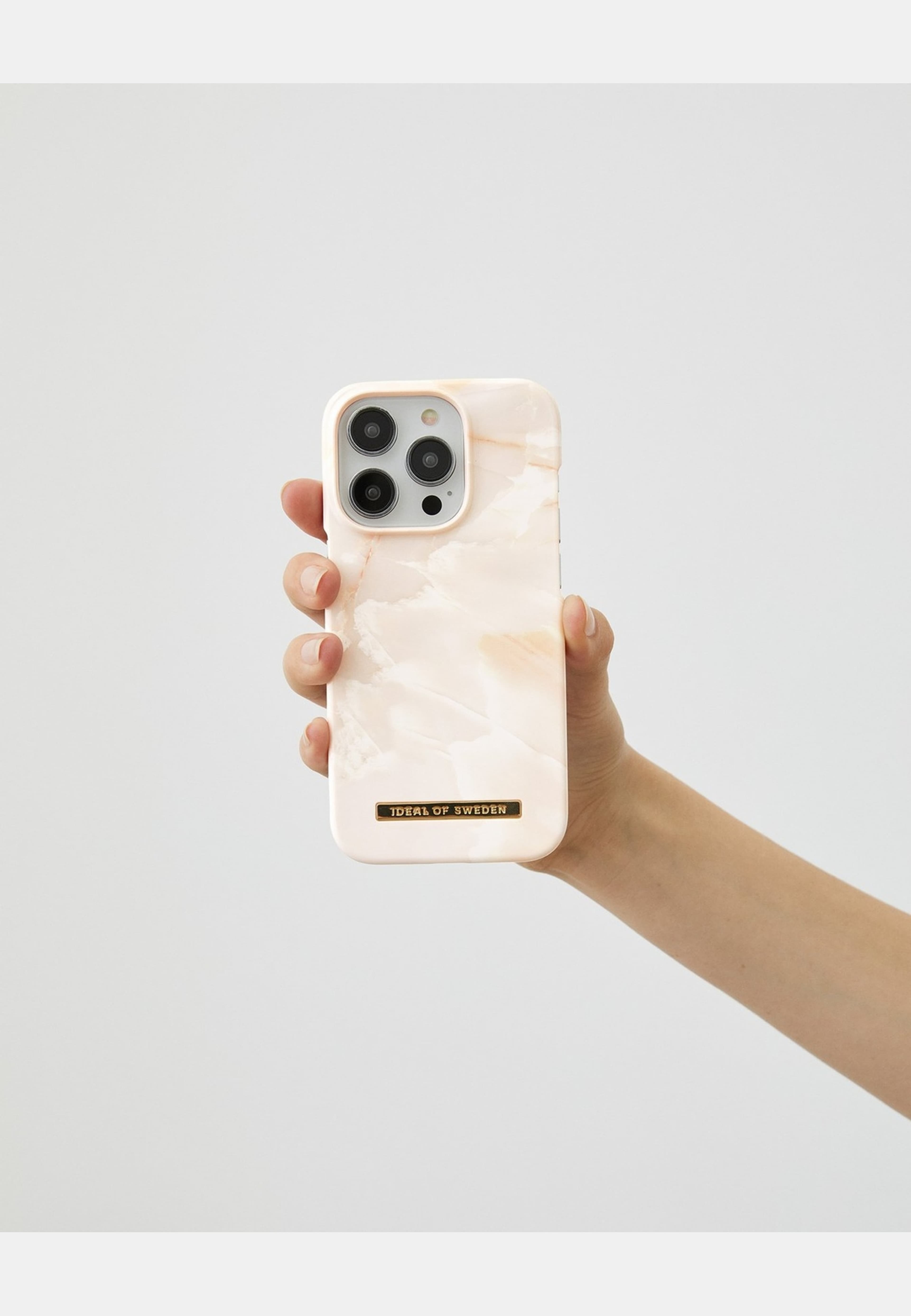 Printed Case Iphone - Rose Pearl Marble