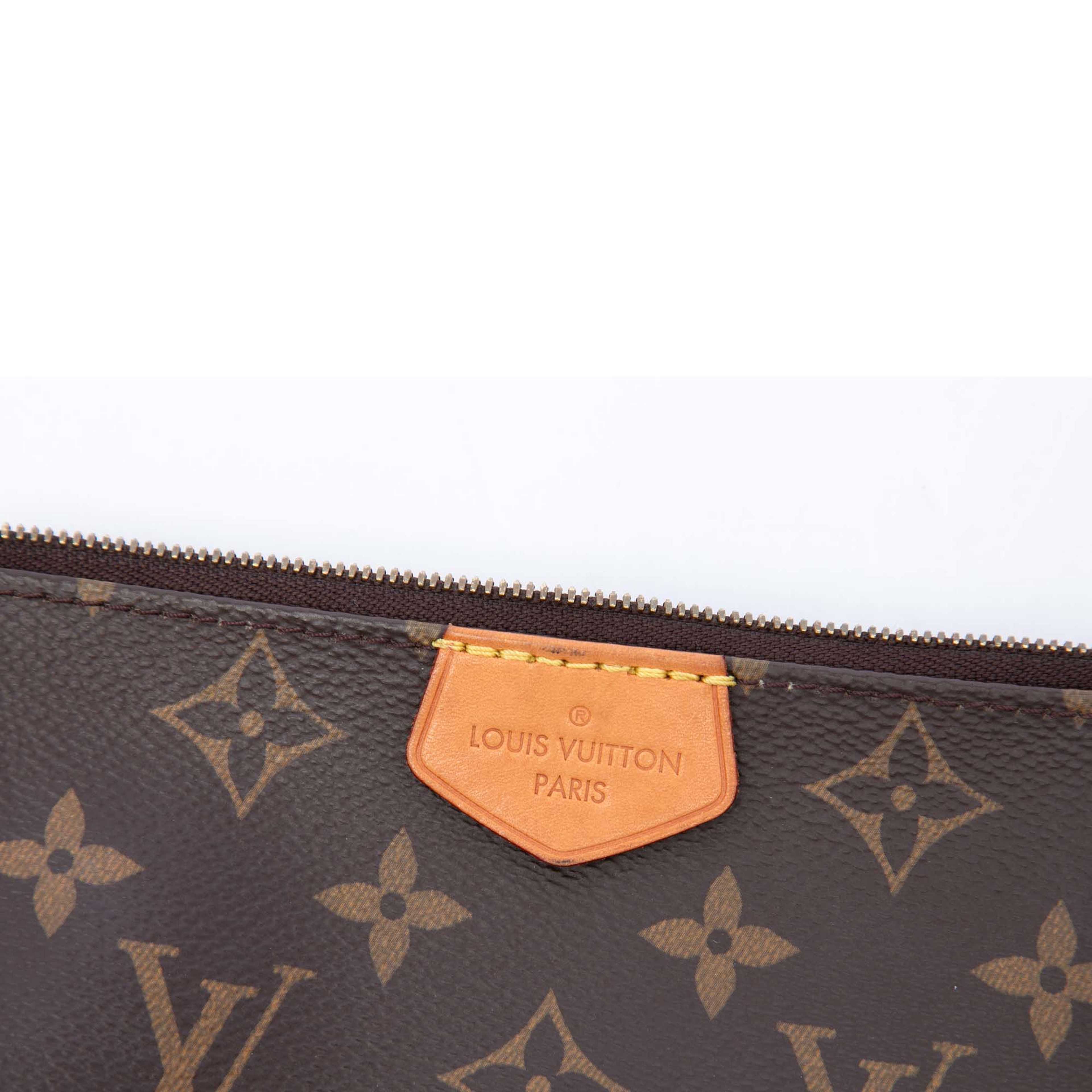 Louis Vuitton Monogram Multi Pochette Accessoires, från Luxclusif, i färgen brun. Klicka för att öppna bilden i stort format