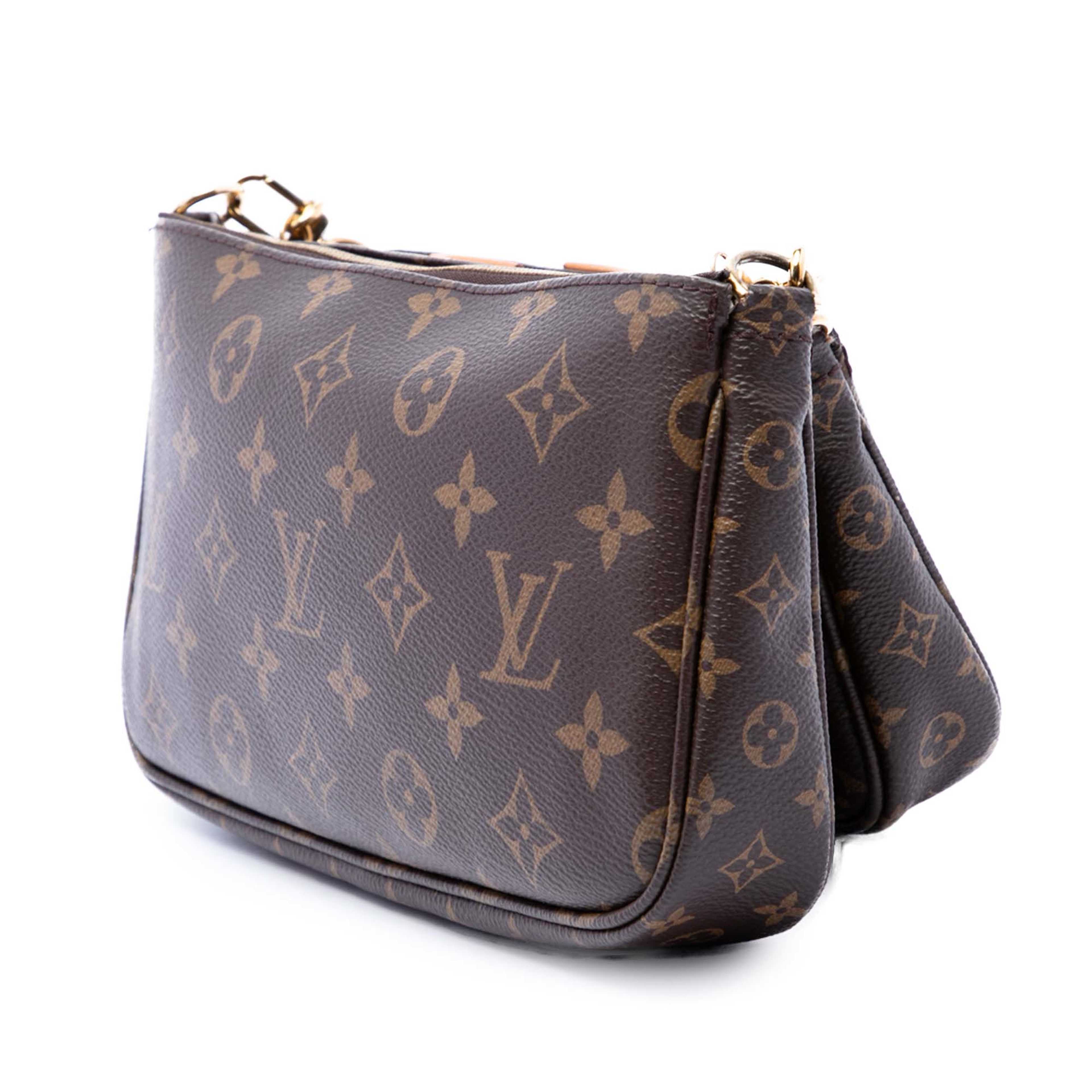 Louis Vuitton Monogram Multi Pochette Accessoires, från Luxclusif, i färgen brun. Klicka för att öppna bilden i stort format