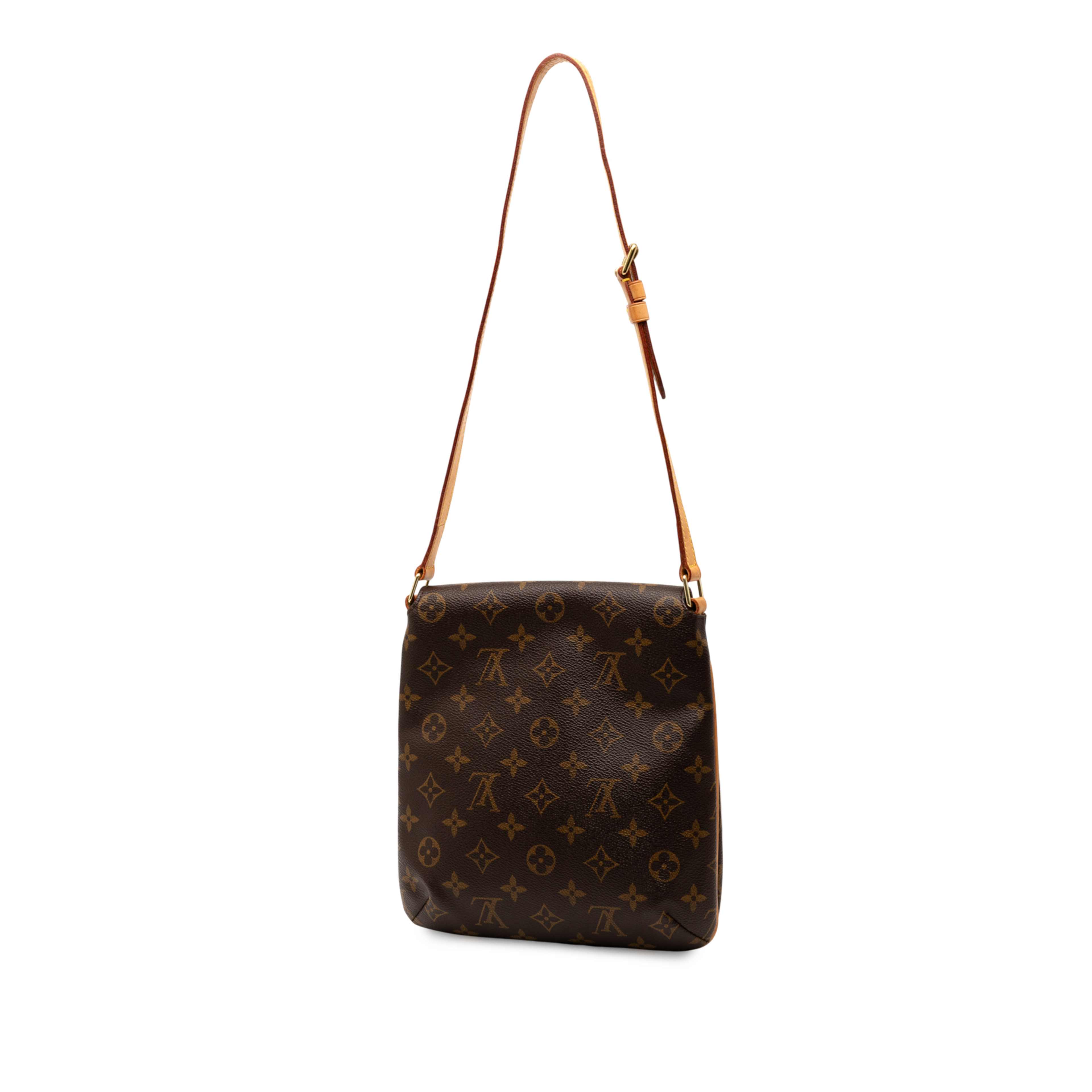 Louis Vuitton Monogram Musette Salsa Short Strap, från Luxclusif, i färgen brown. Klicka för att öppna bilden i stort format