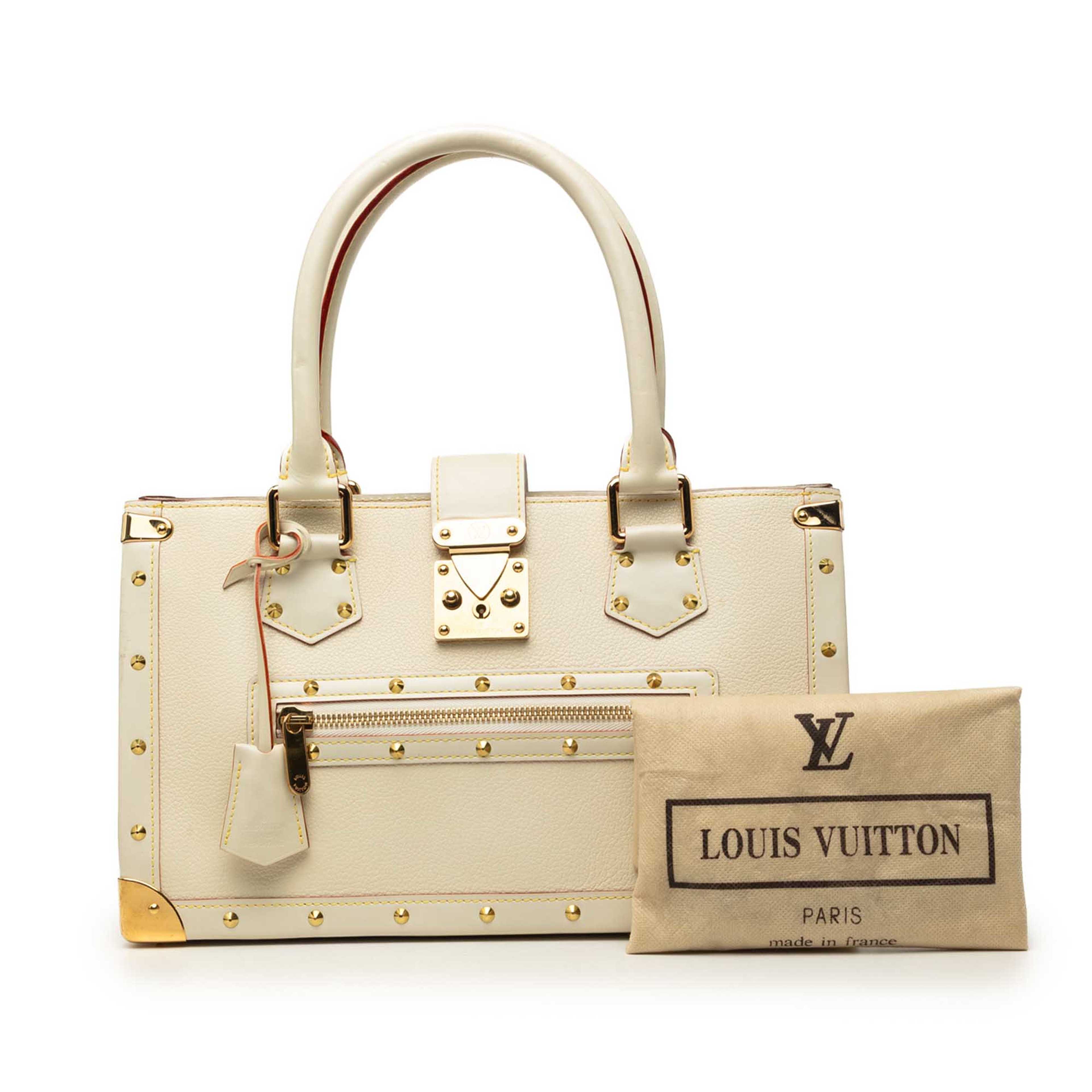 Louis Vuitton Suhali Le Fabuleux, från Luxclusif, i färgen vit. Klicka för att öppna bilden i stort format