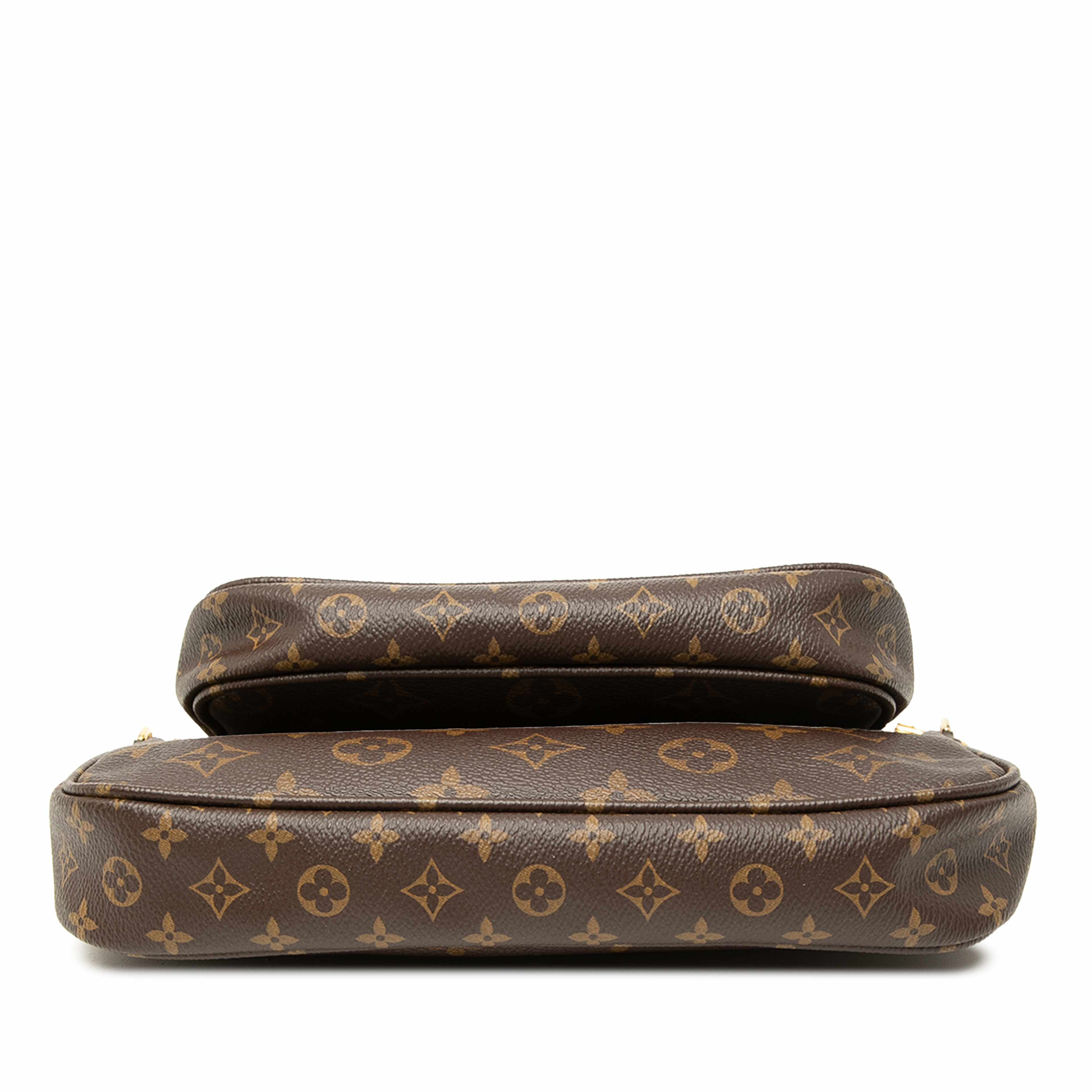 Louis Vuitton Monogram Multi Pochette Accessoires, från Luxclusif, i färgen brun. Klicka för att öppna bilden i stort format