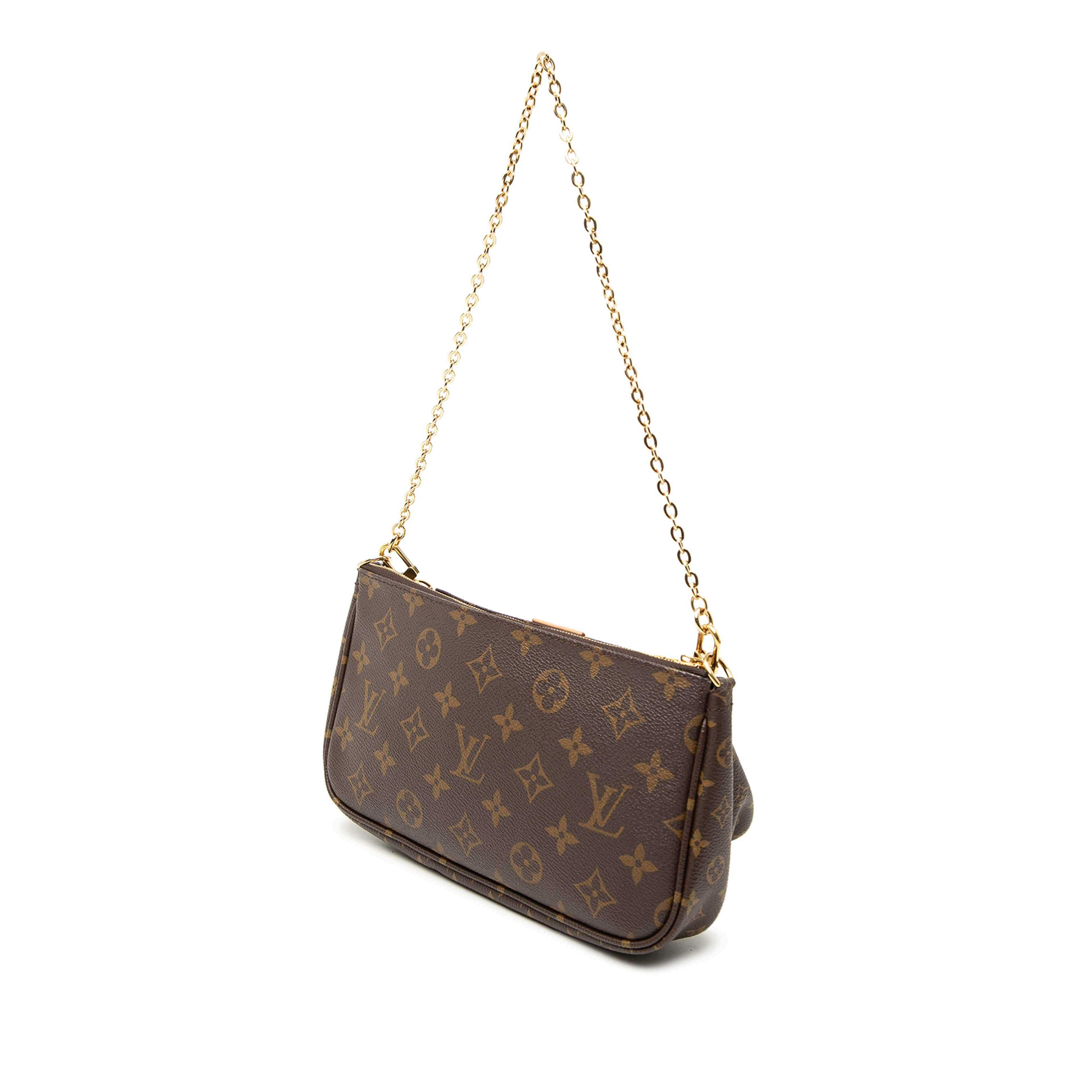 Louis Vuitton Monogram Multi Pochette Accessoires, från Luxclusif, i färgen brun. Klicka för att öppna bilden i stort format